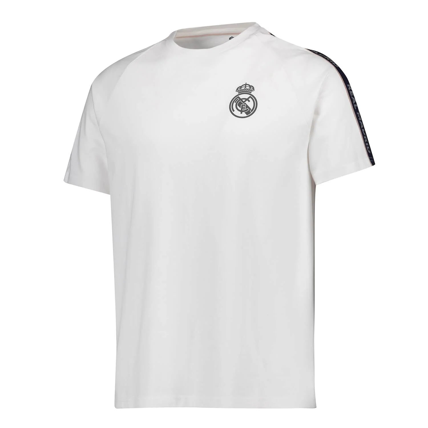 Mens Tape T-Shirt White Real Madrid - Image 2