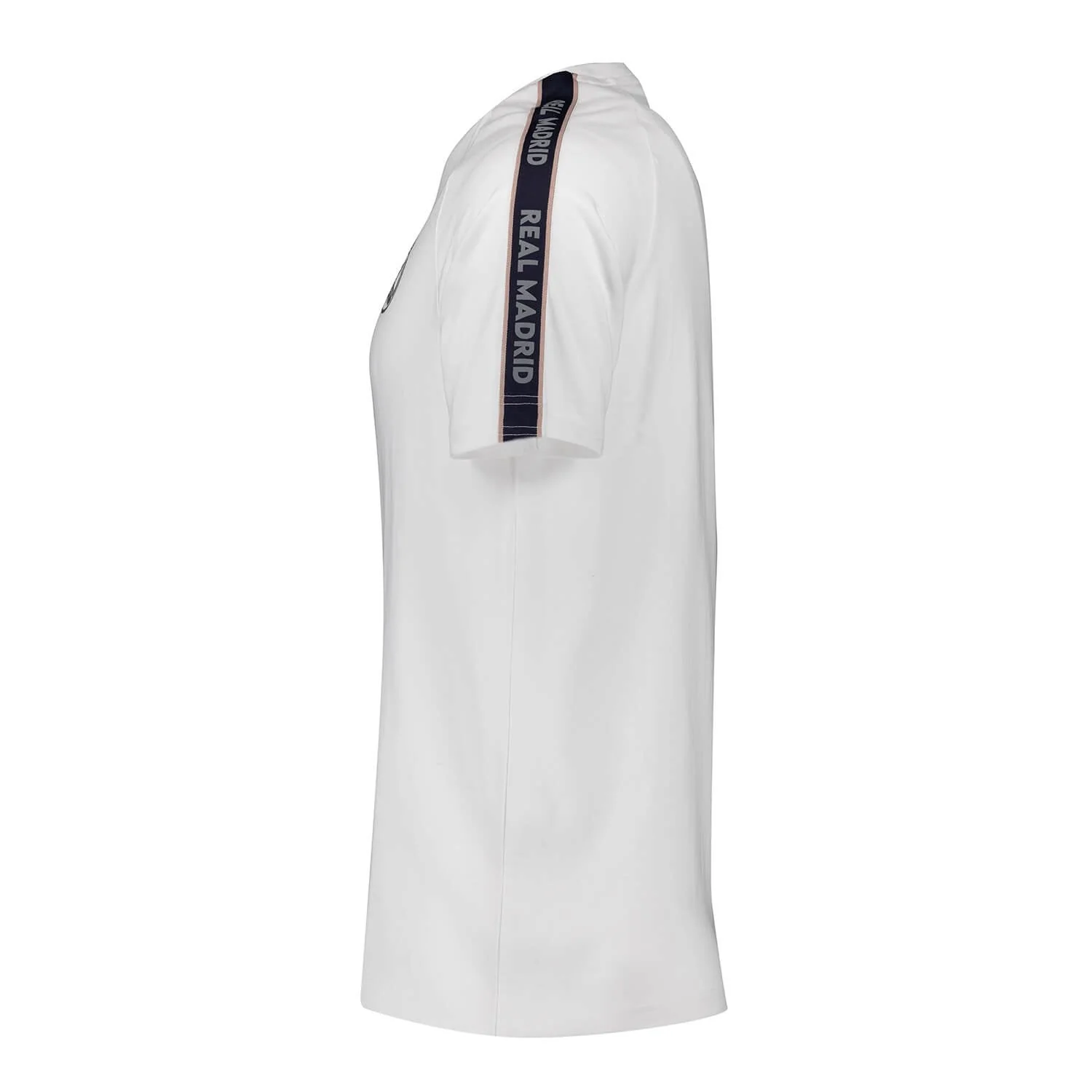 Mens Tape T-Shirt White Real Madrid - Image 3