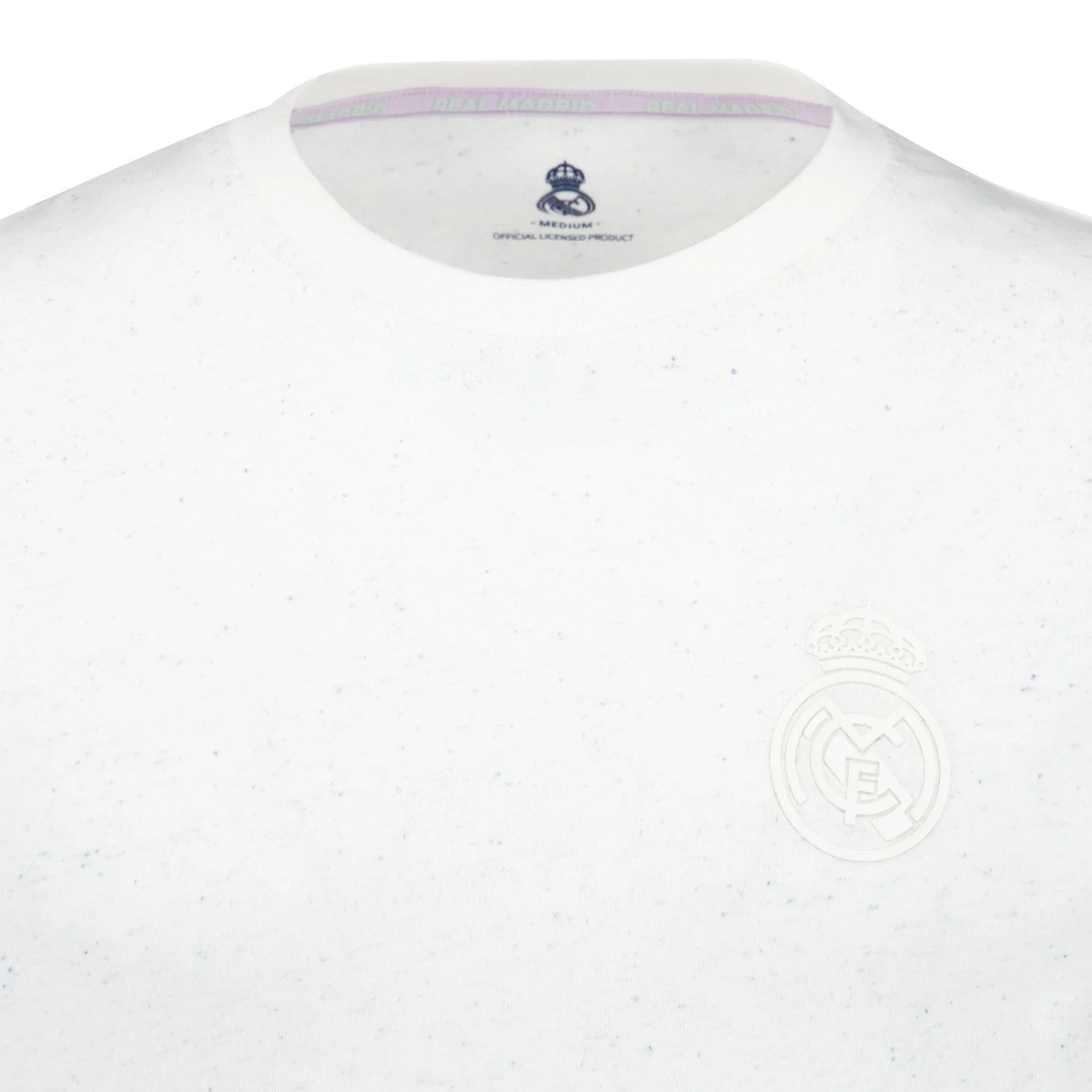 Mens Pastel Cotton Nep T-Shirt Off White Real Madrid - Image 5
