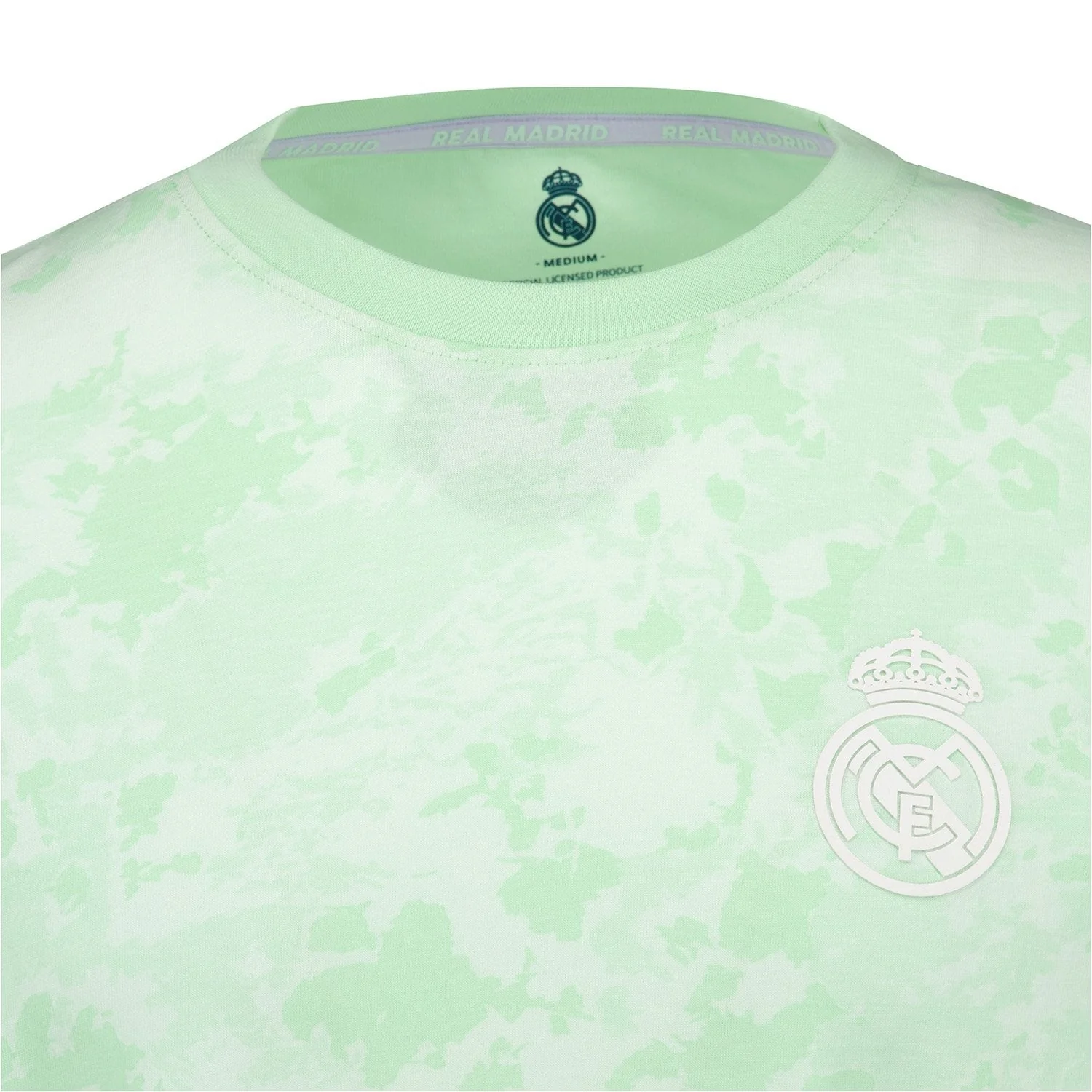 Mens Pastel AOP T-Shirt Green Real Madrid - Image 5