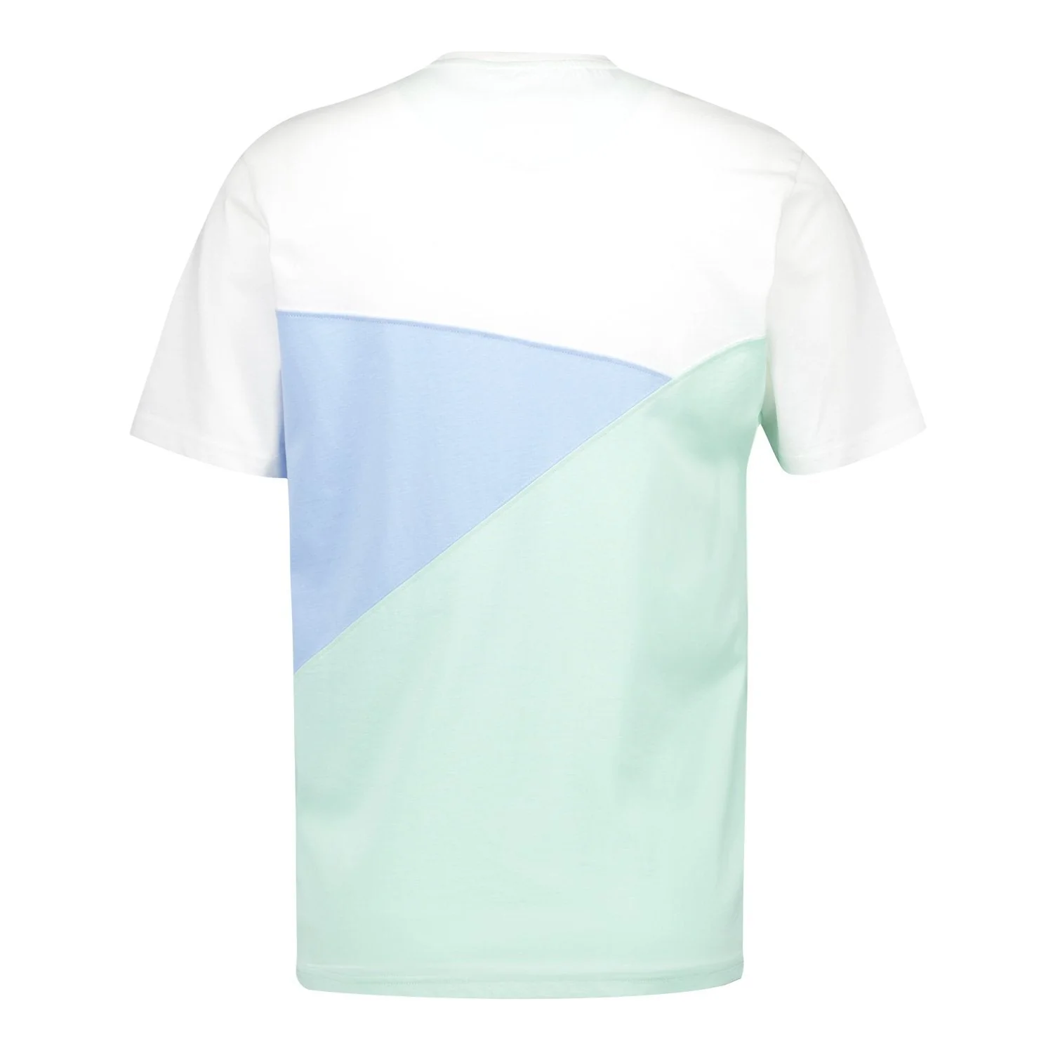 Mens Pastel Diagonal Panel T-shirt Multicolor Real Madrid - Image 4
