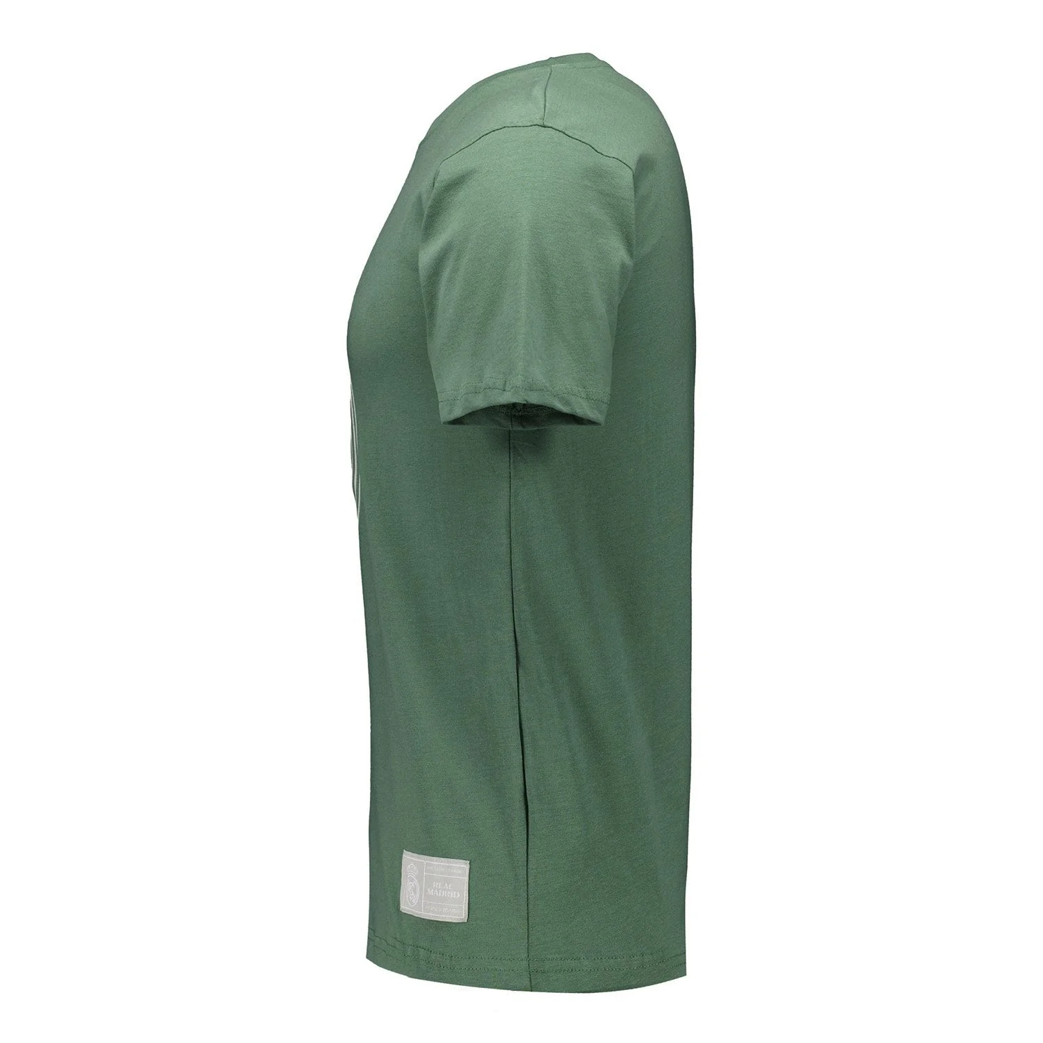 Men’s Dark Green Color Crest T‑Shirt Real Madrid - Image 3