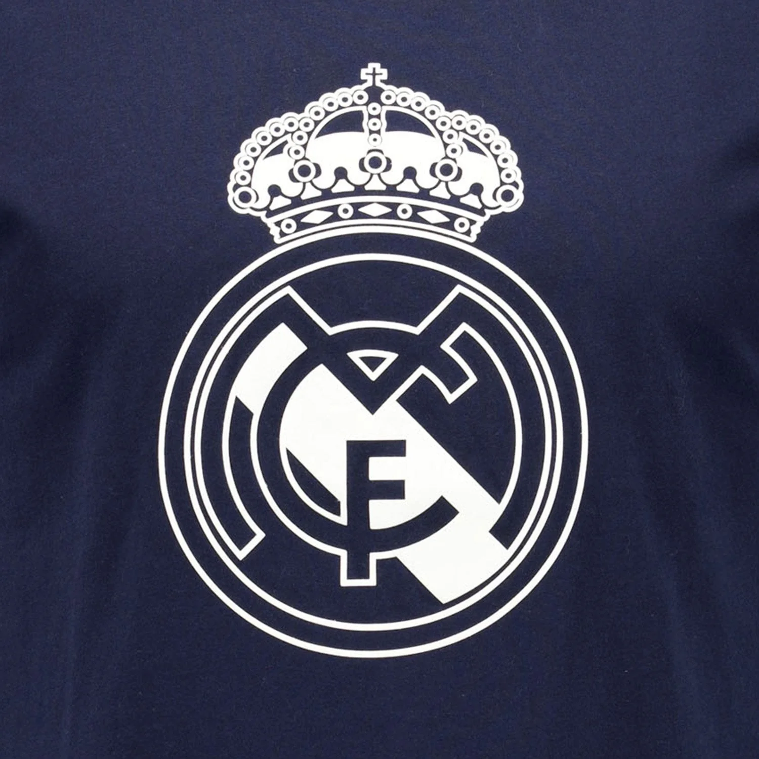 Men’s Navy Color Crest T-Shirt Real Madrid - Image 4