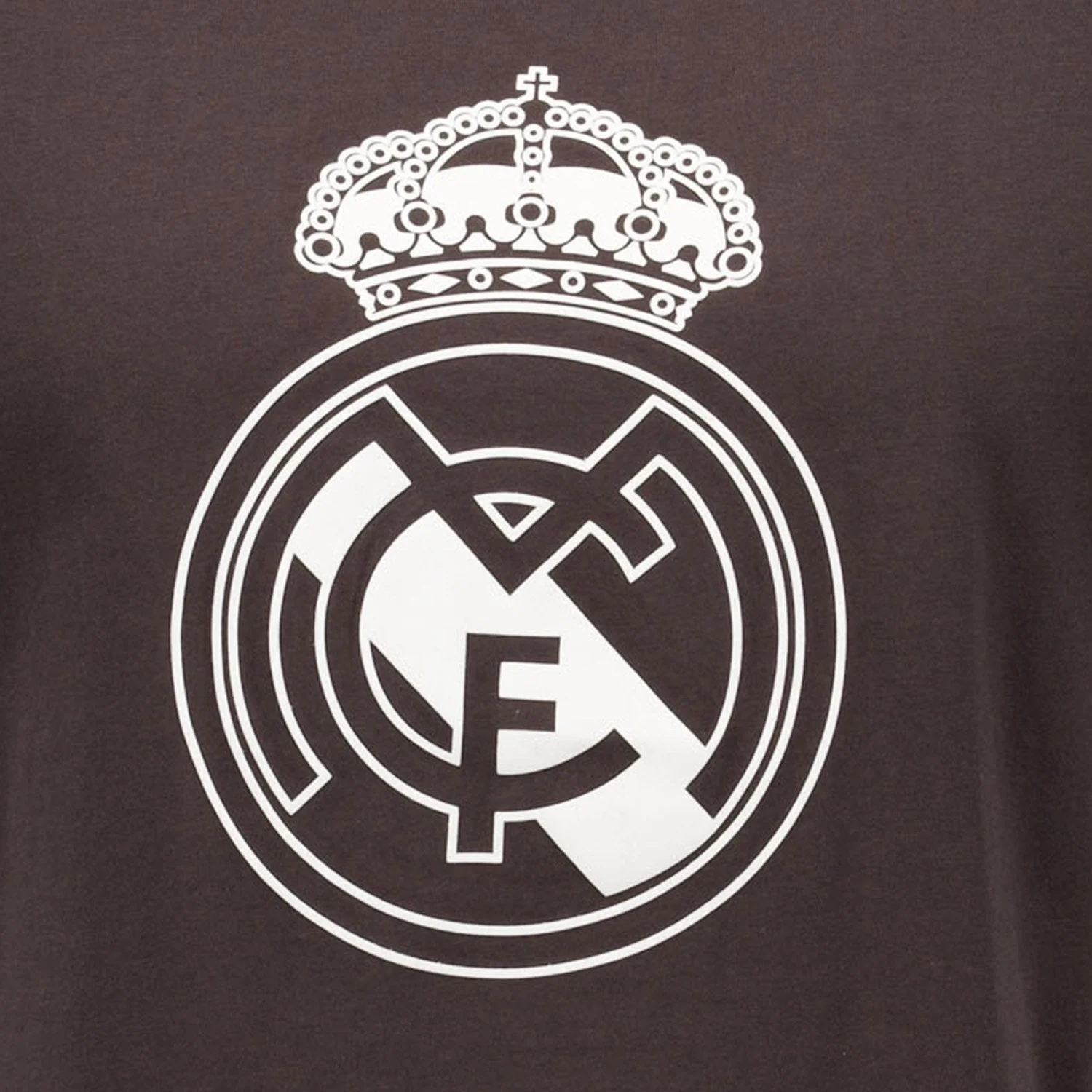 Mens Color Crest T-Shirt Washed Black Real Madrid - Image 4