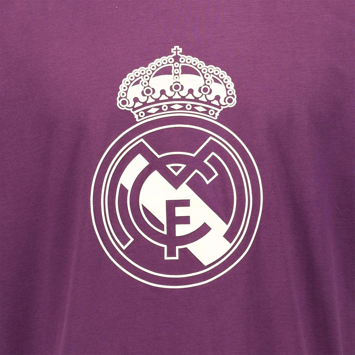 Men’s Purple Color Crest T-Shirt – Real Madrid - Image 4
