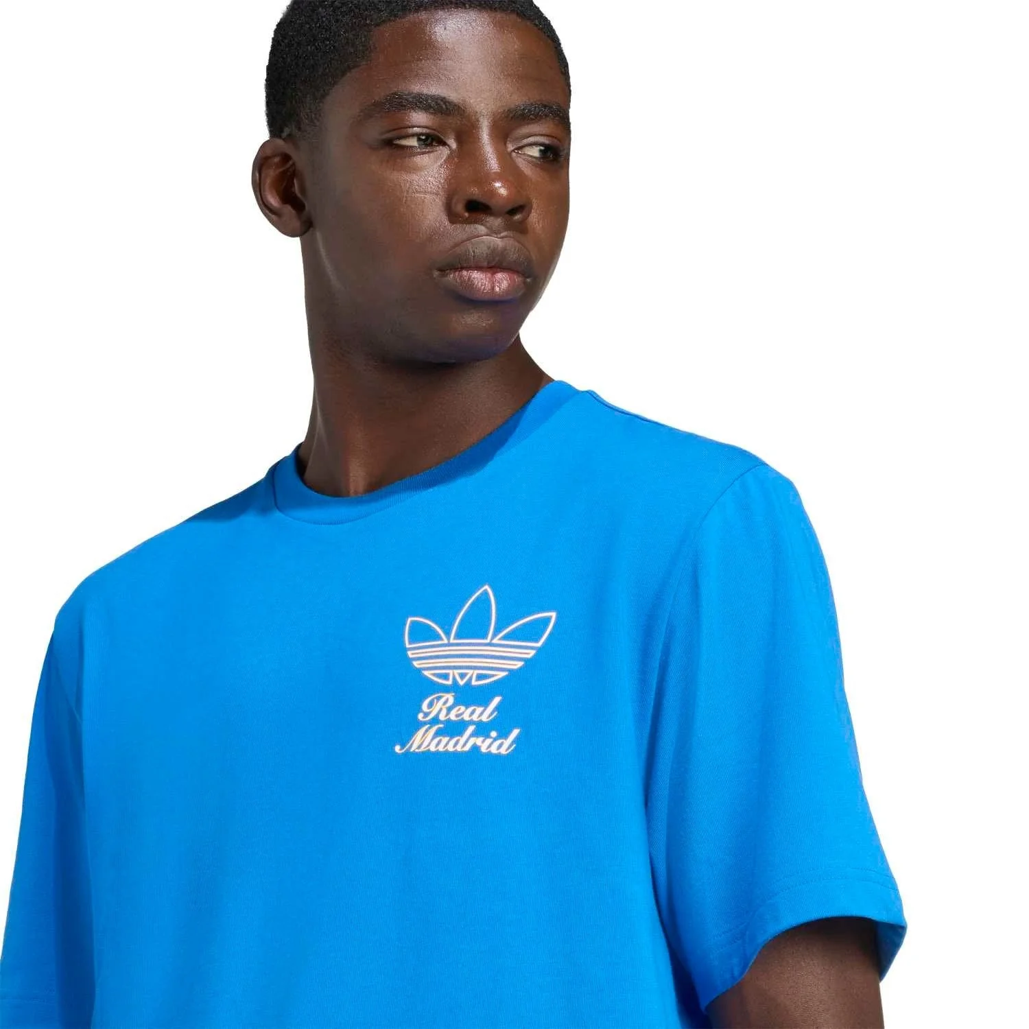 Mens adidas Originals Terrace Icons Graphic Shirt 25/26 Blue - Image 5