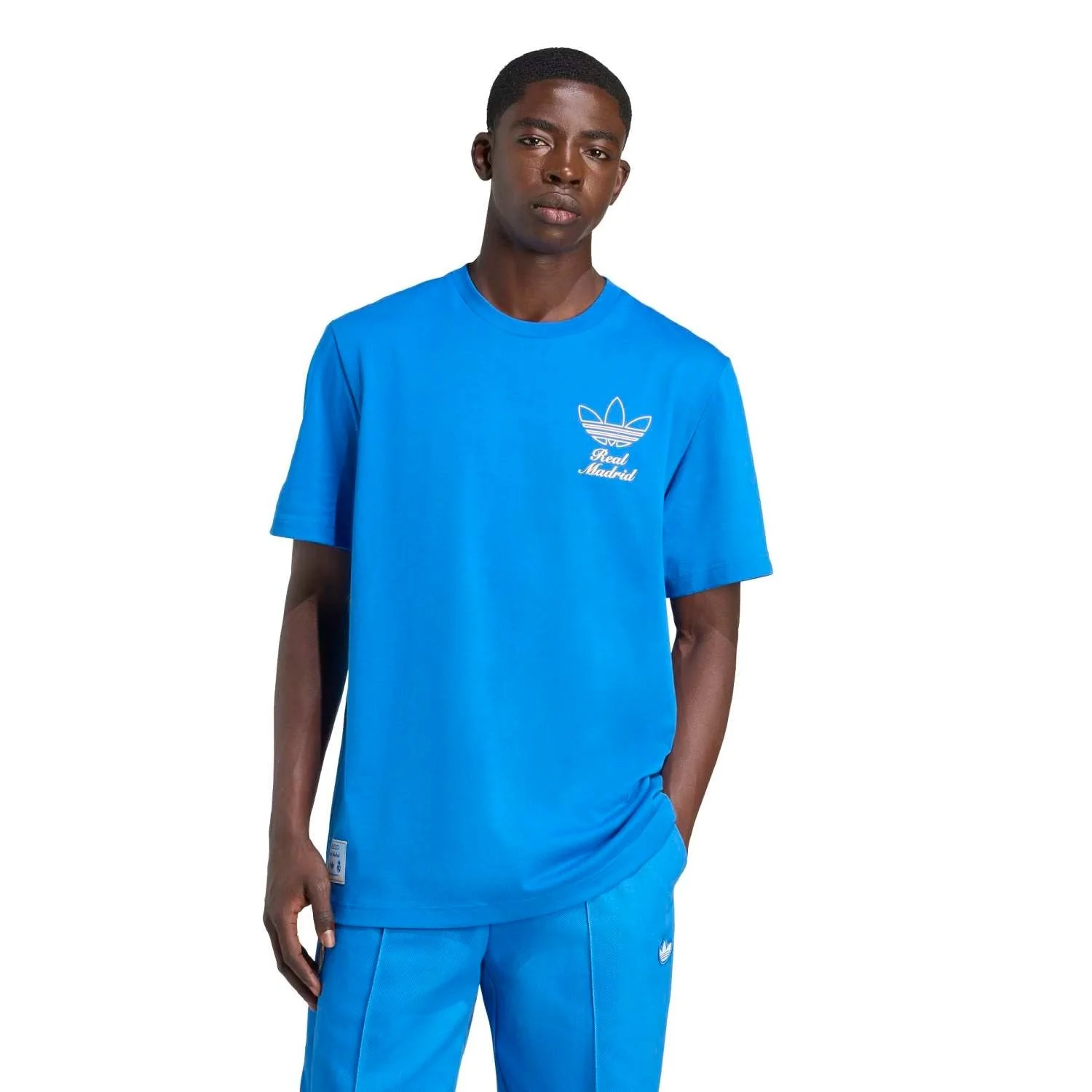 Mens adidas Originals Terrace Icons Graphic Shirt 25/26 Blue - Image 6