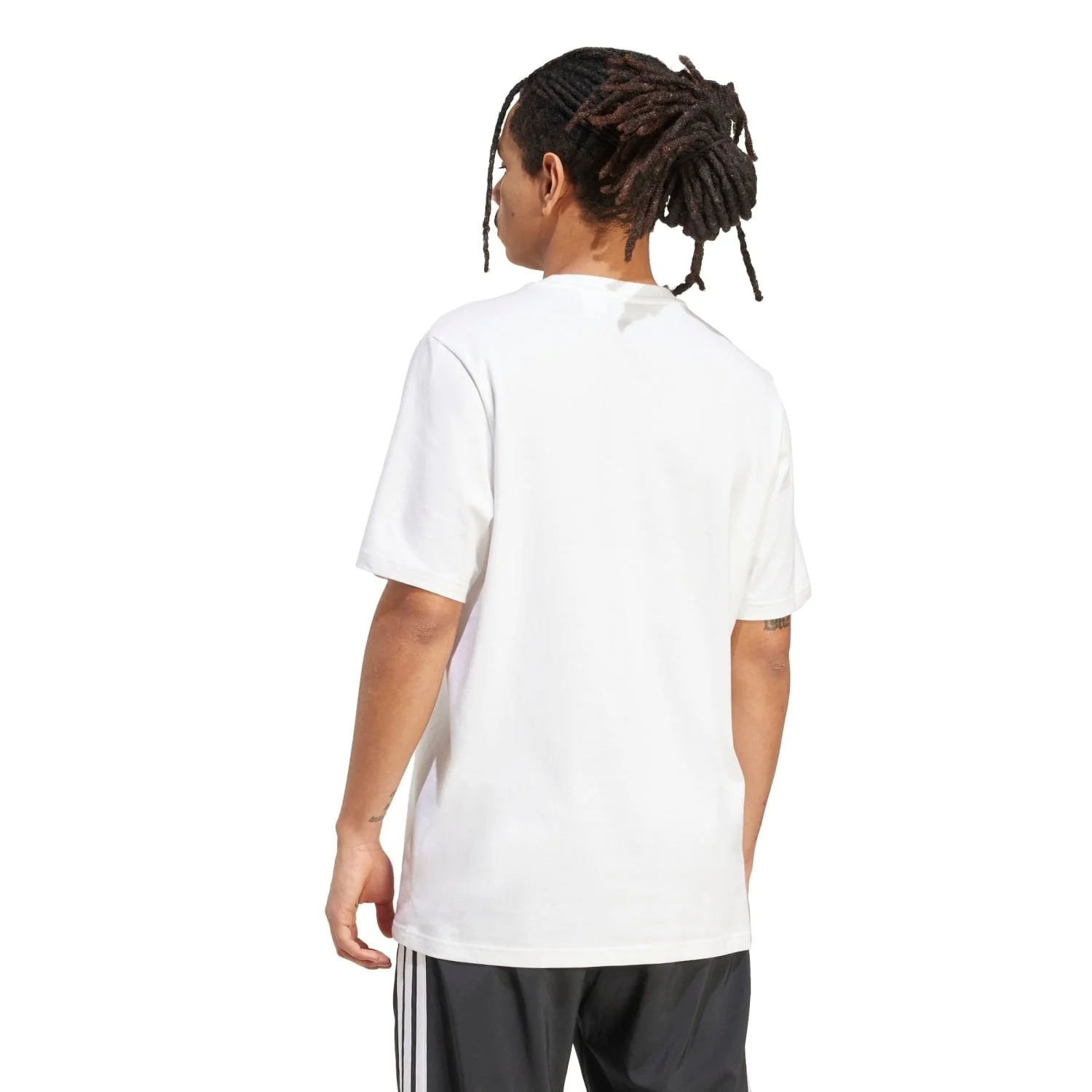 Mens adidas SZN Graphic T-Shirt 25/26 White - Image 3
