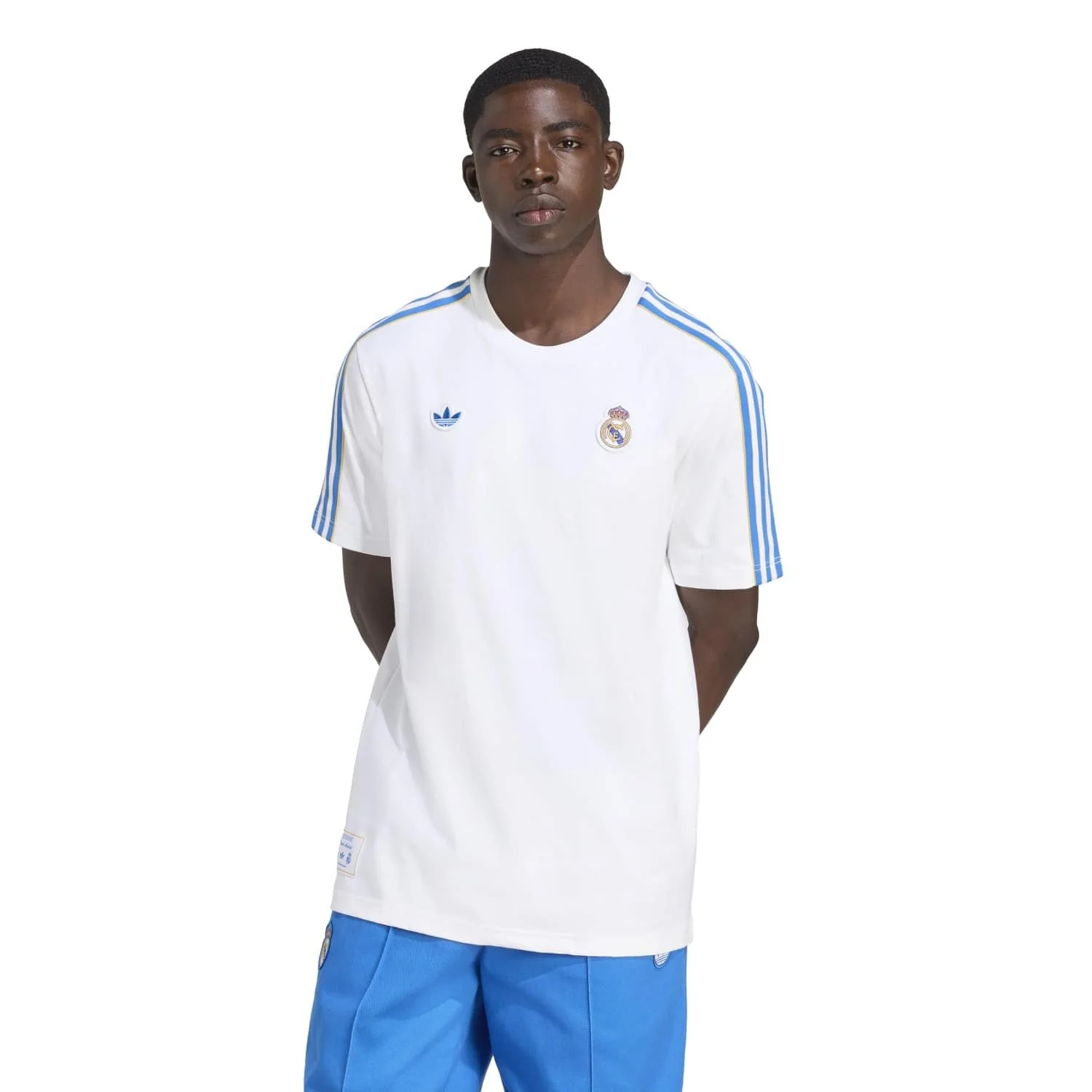 Mens adidas Originals Terrace Icons T-Shirt 25/26 White - Image 4