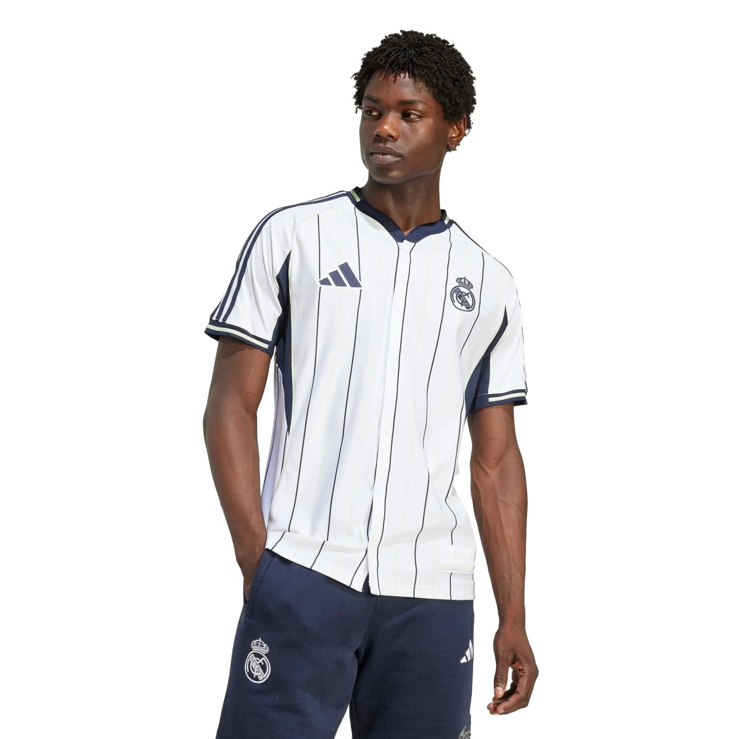 Mens adidas US Pack Shirt 25/26 White - Image 2
