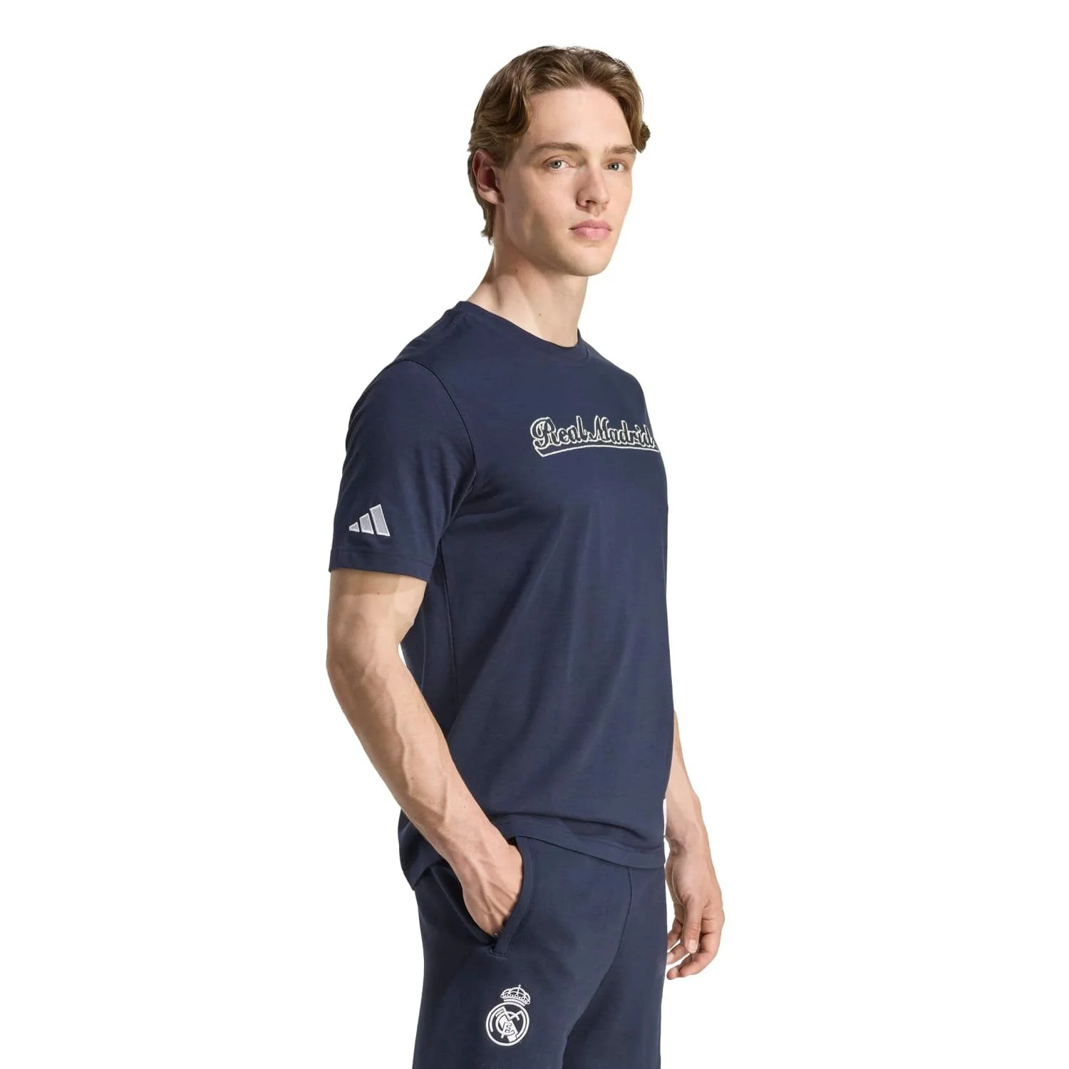 Mens adidas US Pack T-Shirt 25/26 Navy - Image 6
