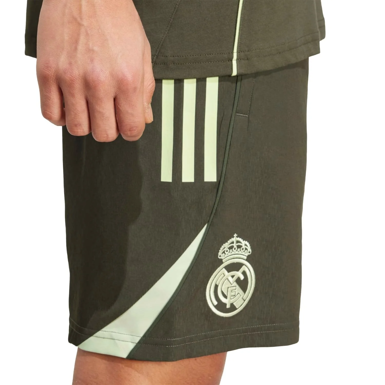 Mens adidas Training T-Shirt 25/26 Dark Olive - Image 6