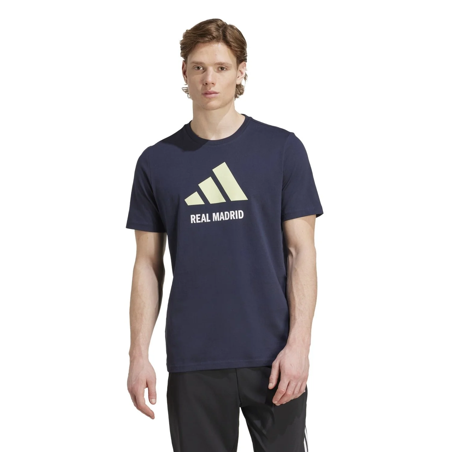 Mens adidas SZN T-Shirt 25/26 Navy - Image 2