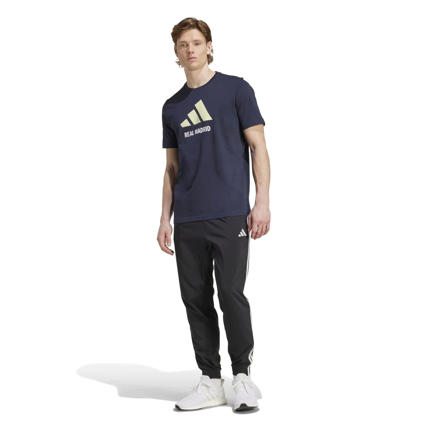 Mens adidas SZN T-Shirt 25/26 Navy - Image 6