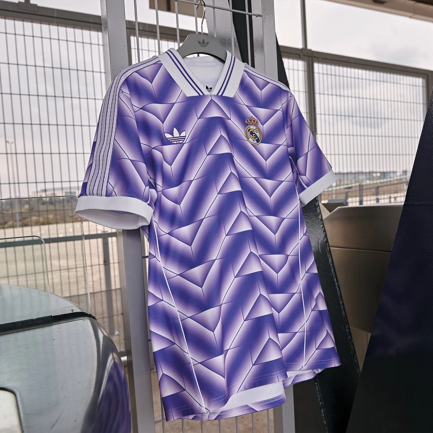 Mens adidas Originals LFSTLR Jersey 25/26 Purple - Image 4