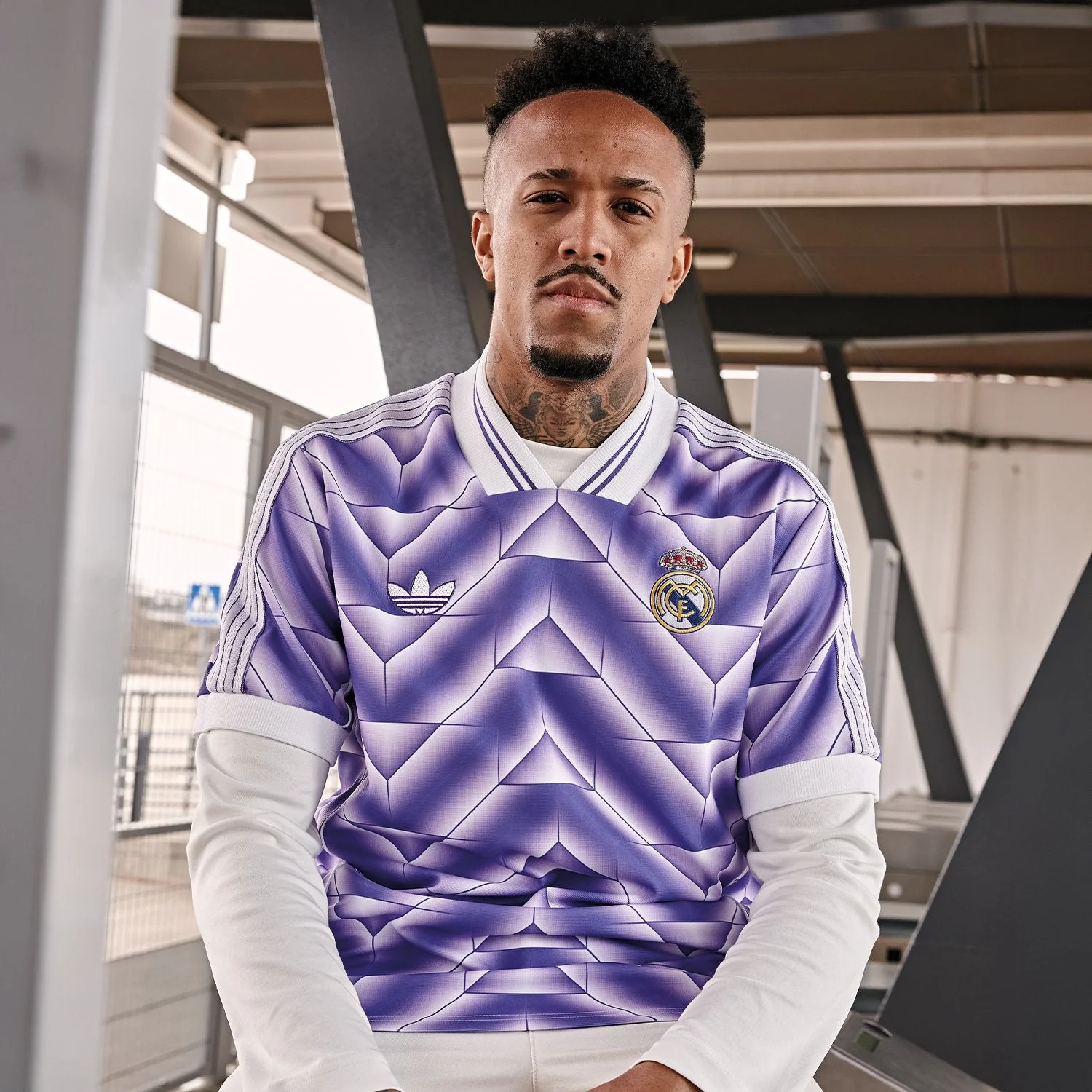 Mens adidas Originals LFSTLR Jersey 25/26 Purple - Image 5