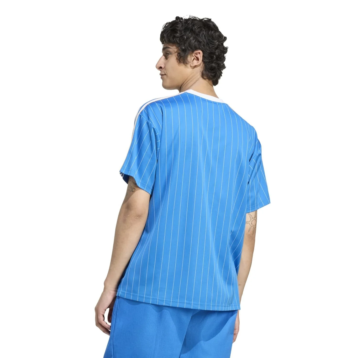 Mens adidas Originals Terrace Icons Shirt 25/26 Blue - Image 7