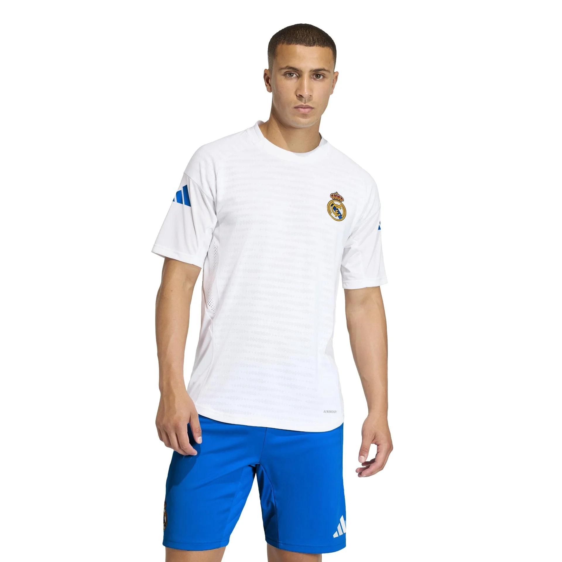 Mens adidas UCL Pro Training Shirt 25/26 White - Image 4