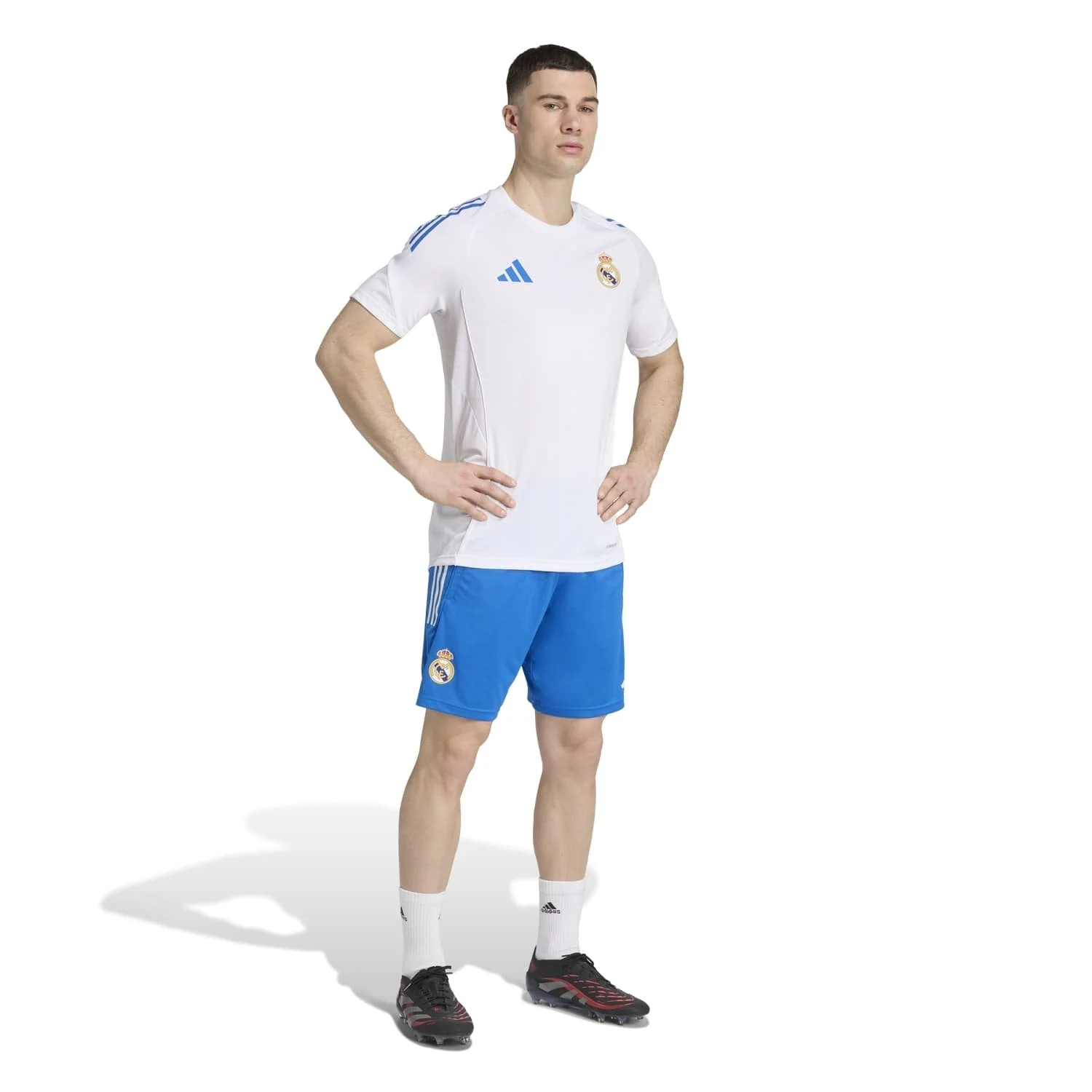 Mens adidas UCL Training Shirt 25/26 White - Image 5
