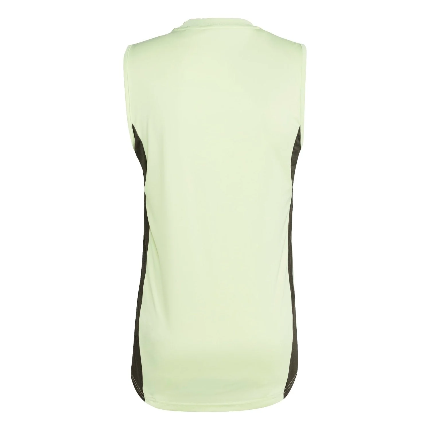 Mens adidas Training Sleeveless Shirt 25/26 Lime Green - Image 3