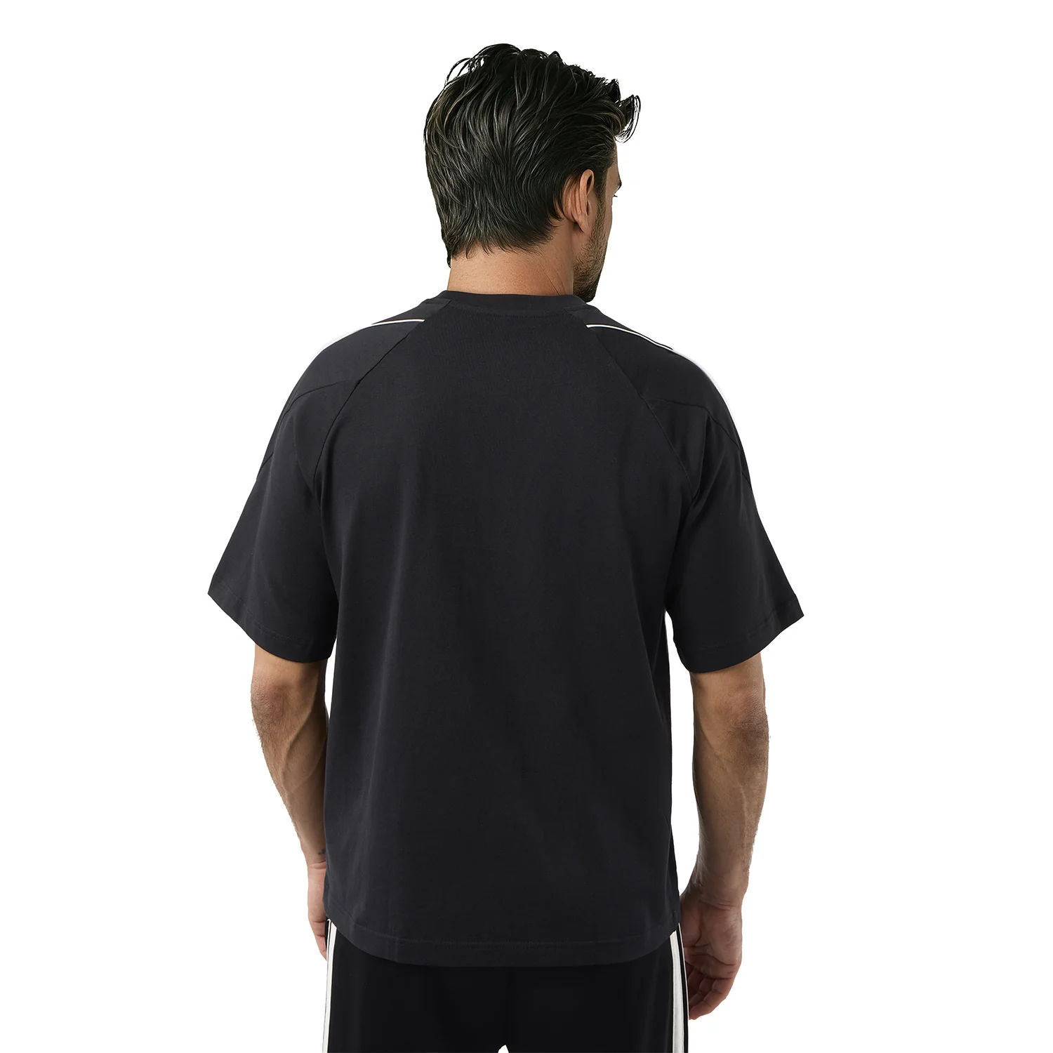 Mens adidas Stadium T-Shirt White - Image 5