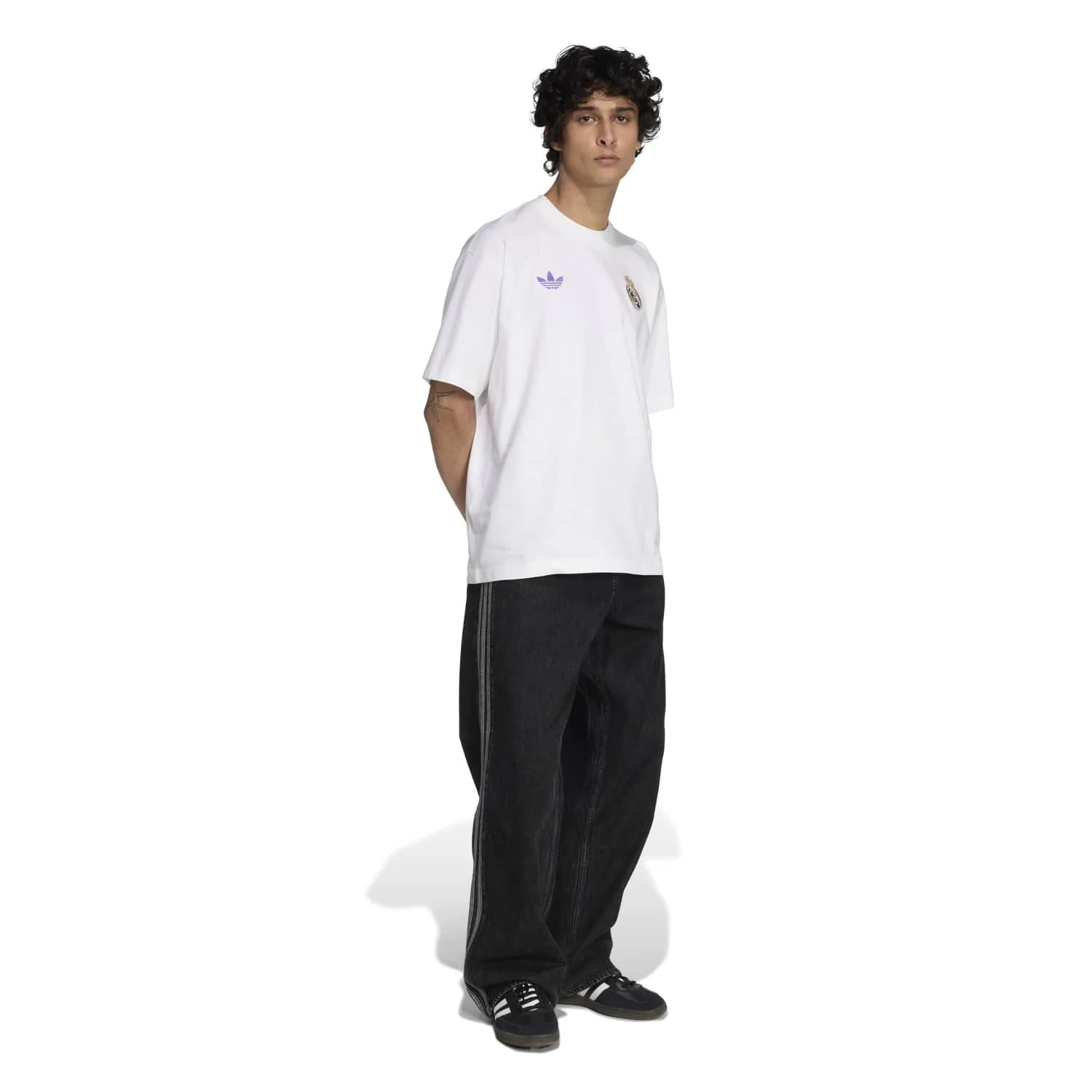 Mens adidas Originals LFSTLR T-Shirt 25/26 White - Image 2