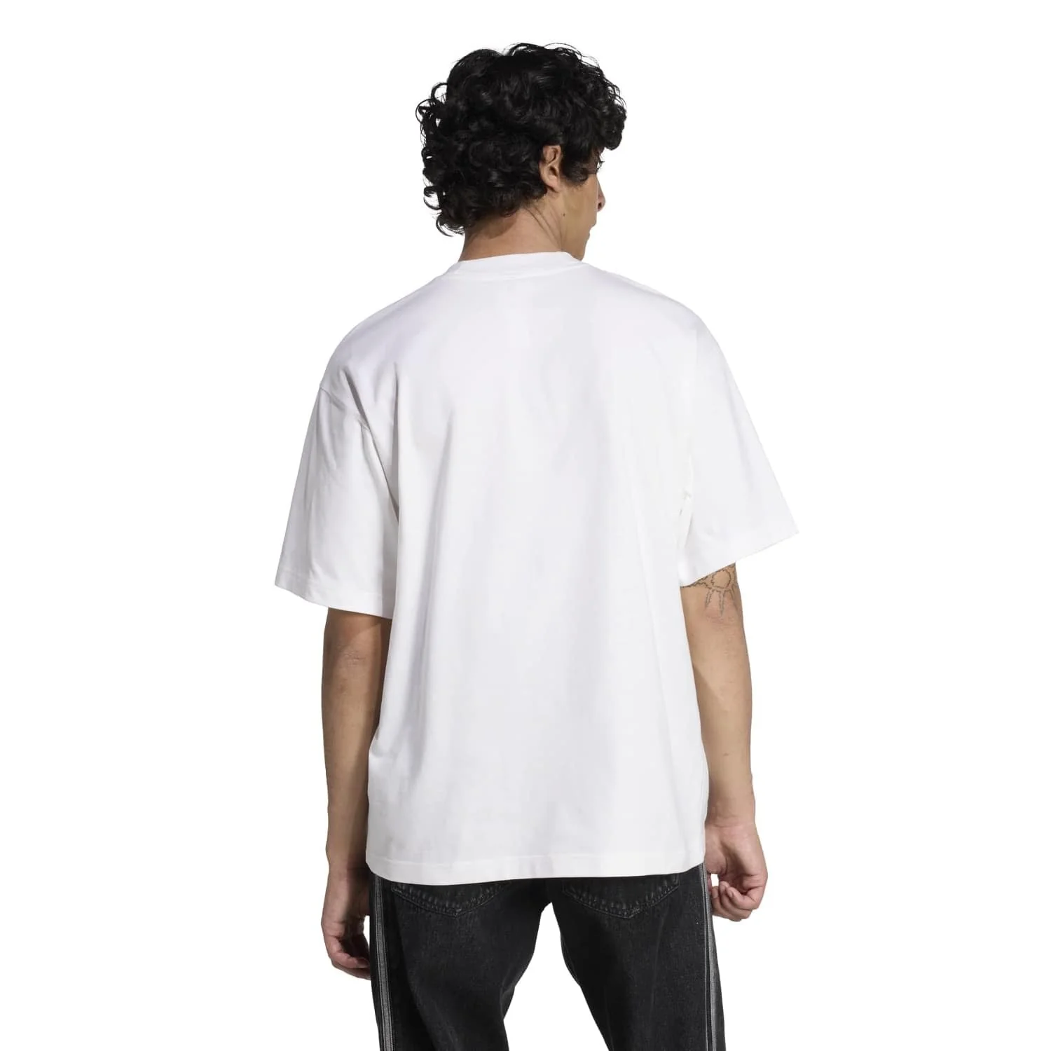 Mens adidas Originals LFSTLR T-Shirt 25/26 White - Image 5
