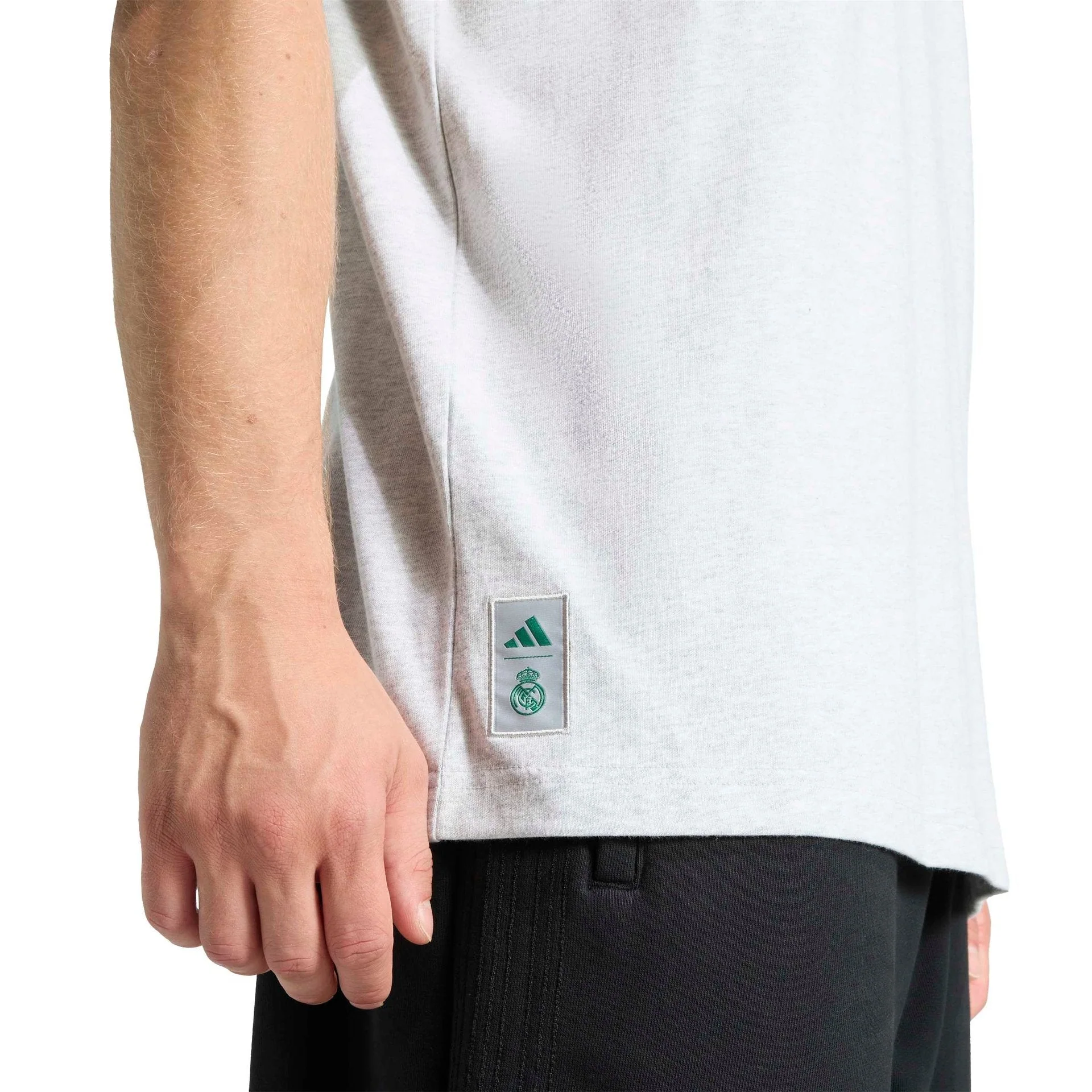 Mens adidas Heritage Pack T-Shirt Grey | 1957 - Image 4