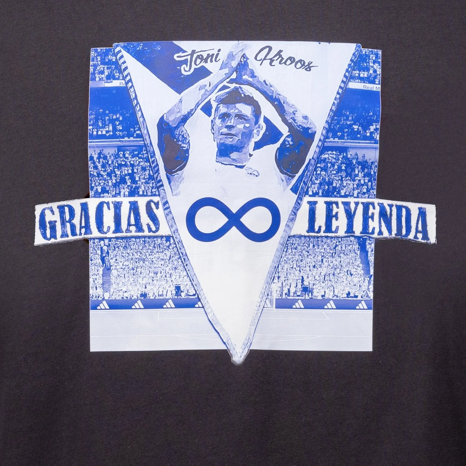 Mens T-Shirt Kroos adidas Magic Moments Black - Image 3