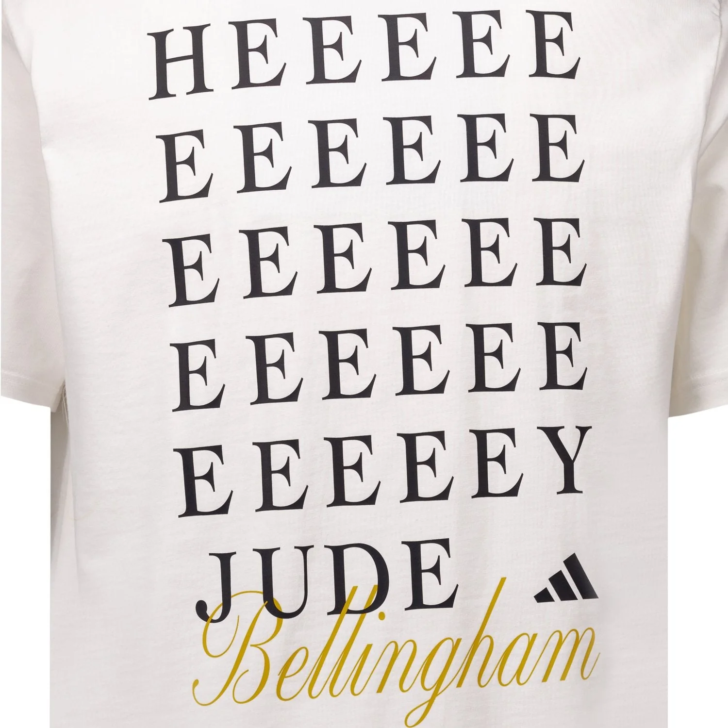 Mens T-Shirt Bellingham adidas Magic Moments White - Image 5
