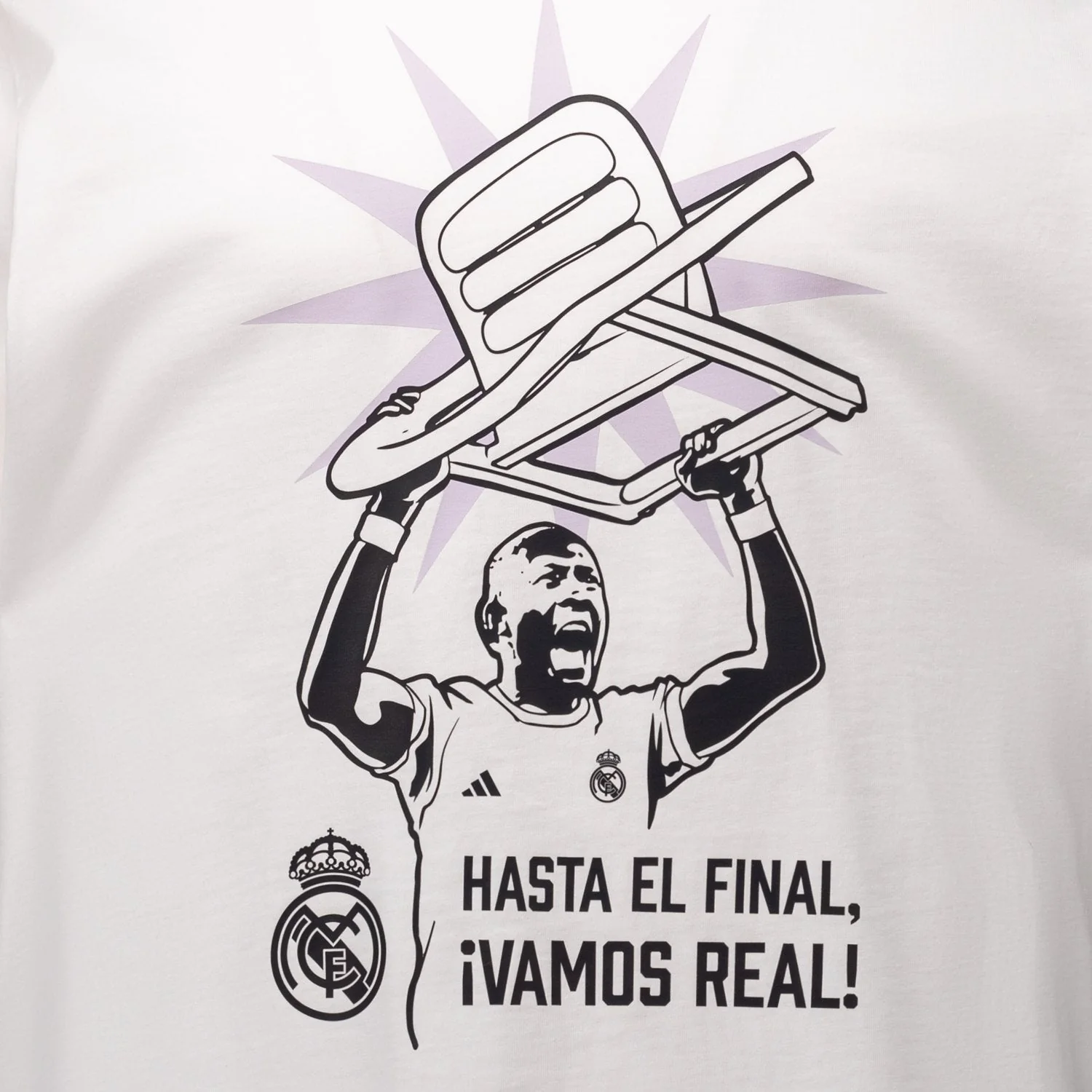 Mens T-Shirt Alaba adidas Magic Moments White - Image 5