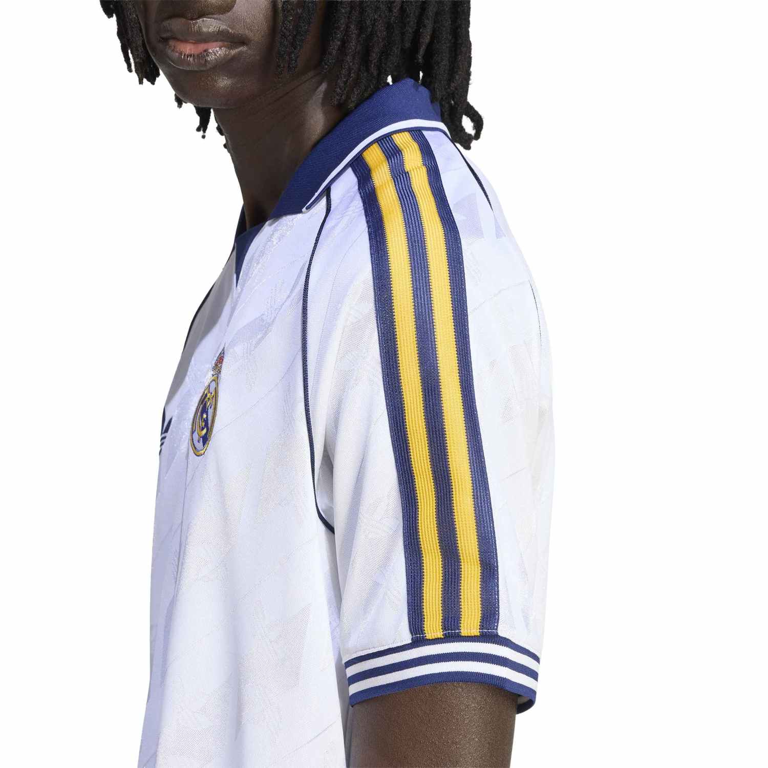 Mens Collared T-Shirt adidas Originals 25/26 White - Image 8