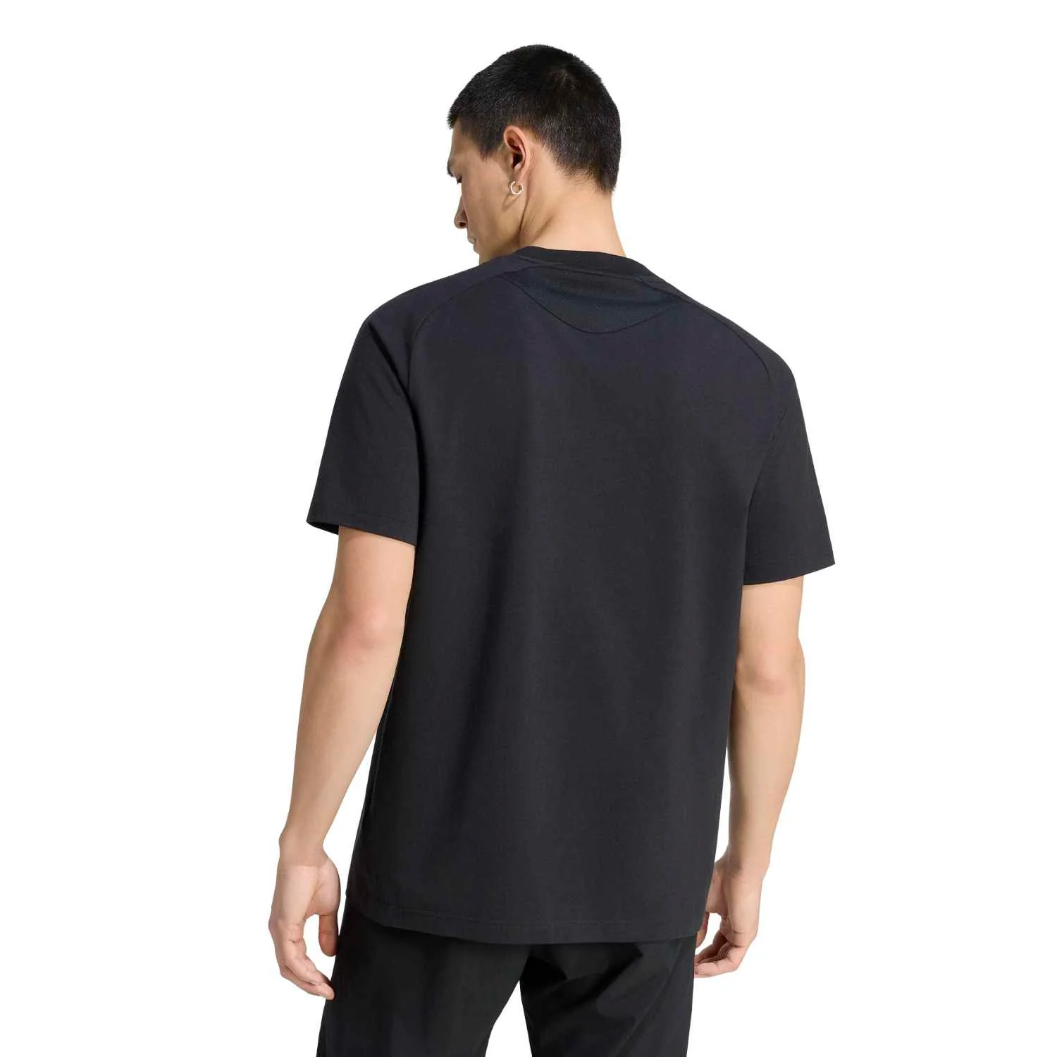 Mens adidas Tiro Travel 25/26 Black T-Shirt - Image 3
