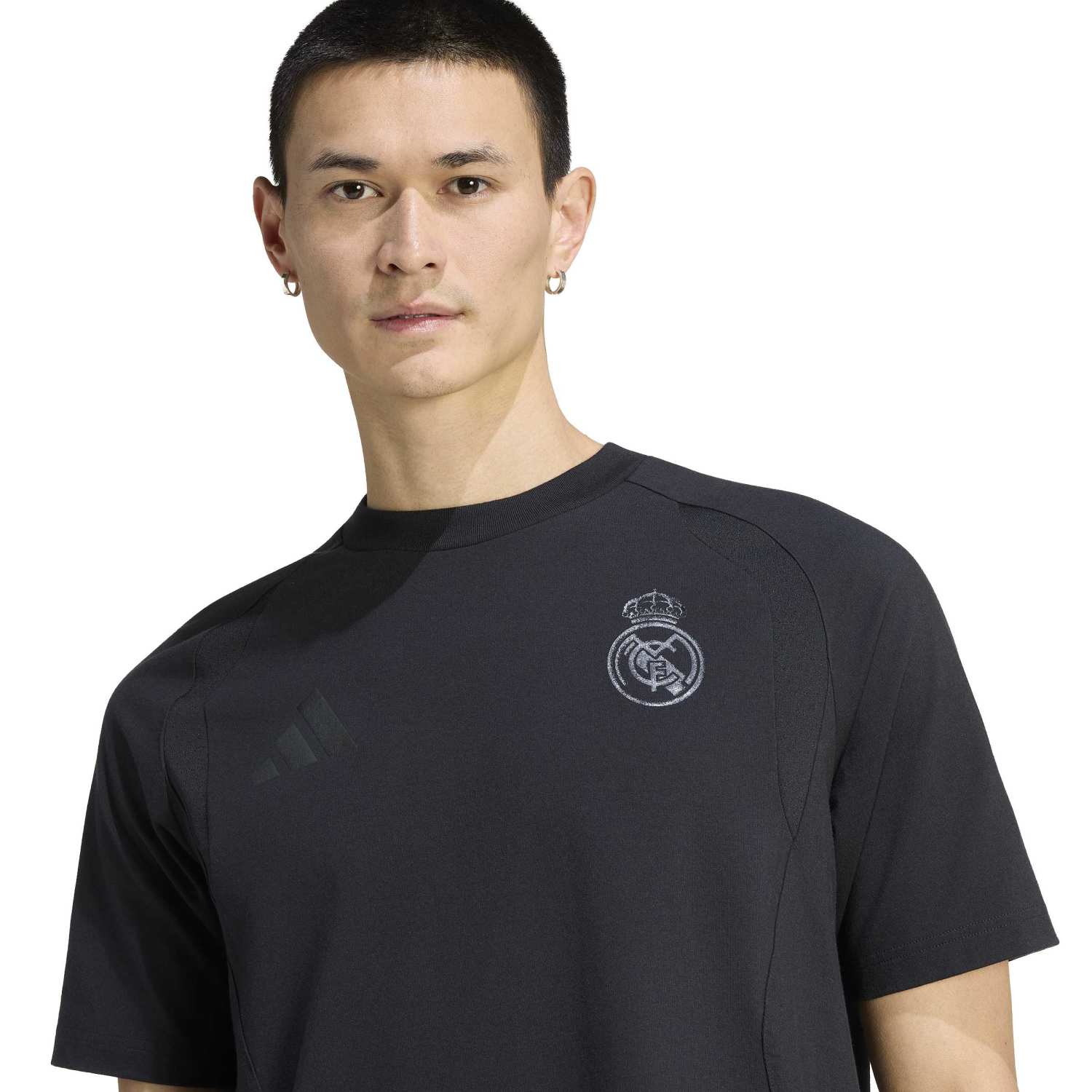 Mens adidas Tiro Travel 25/26 Black T-Shirt - Image 5