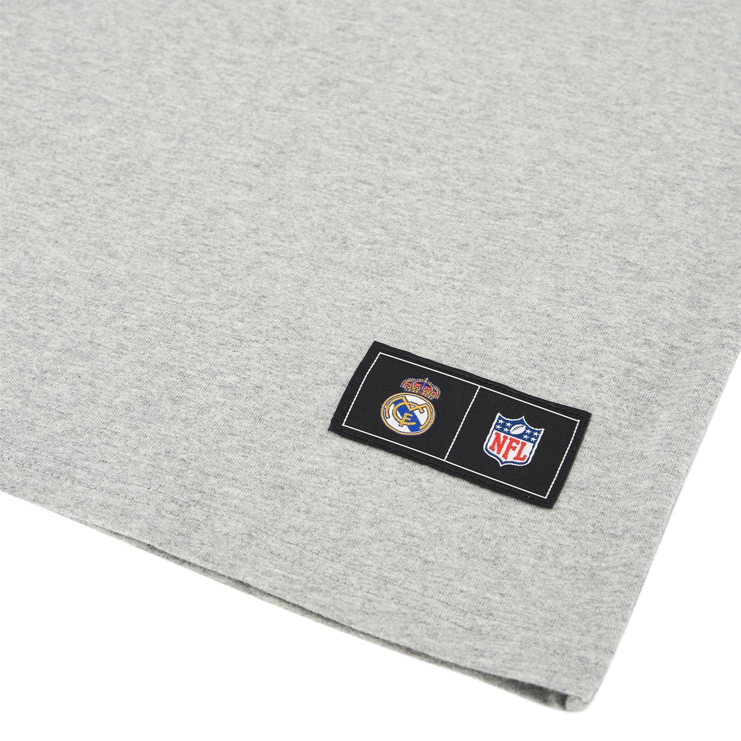Mens Real Madrid x NFL T-Shirt Grey - Image 3