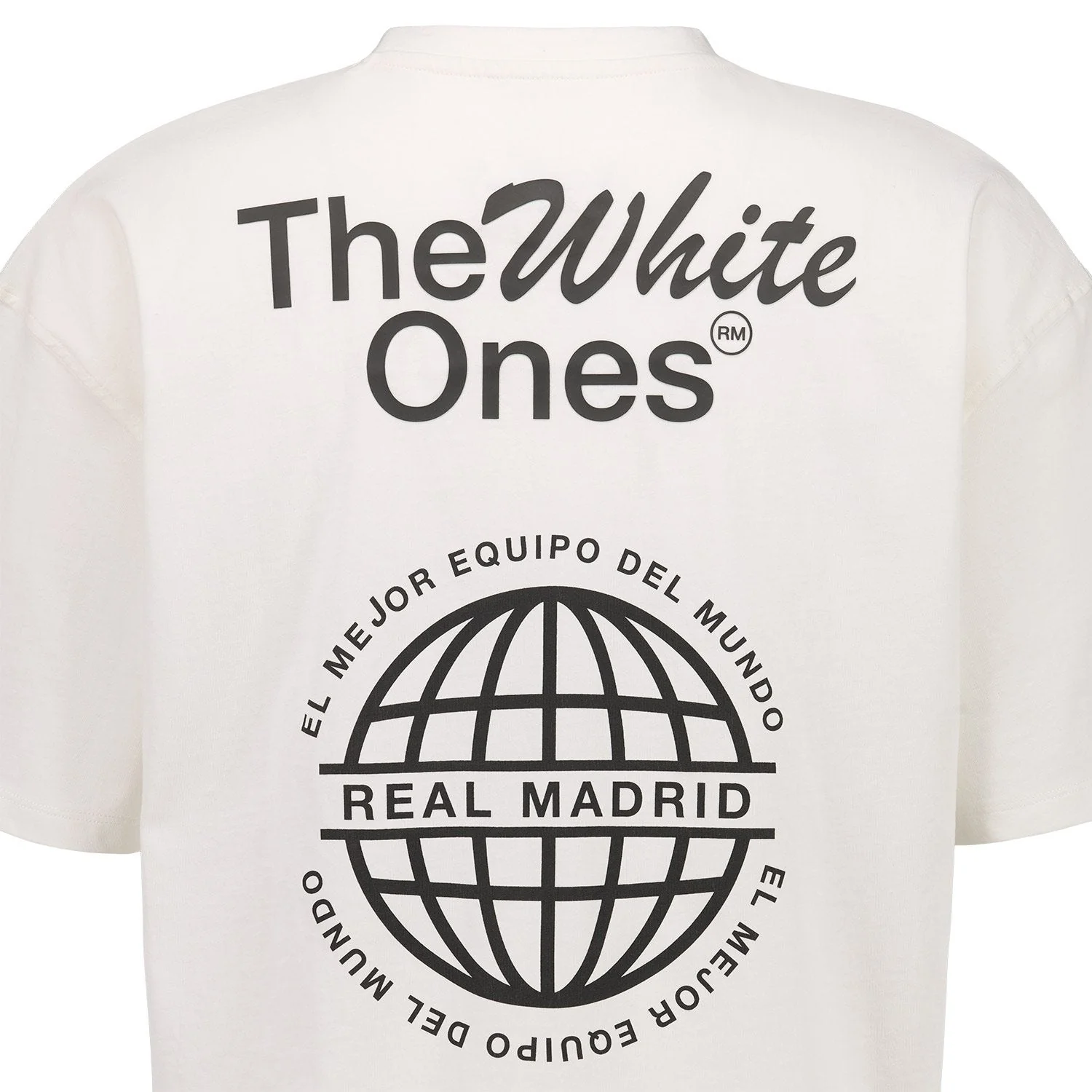 Mens The White Ones Graphic T-Shirt White - Image 2