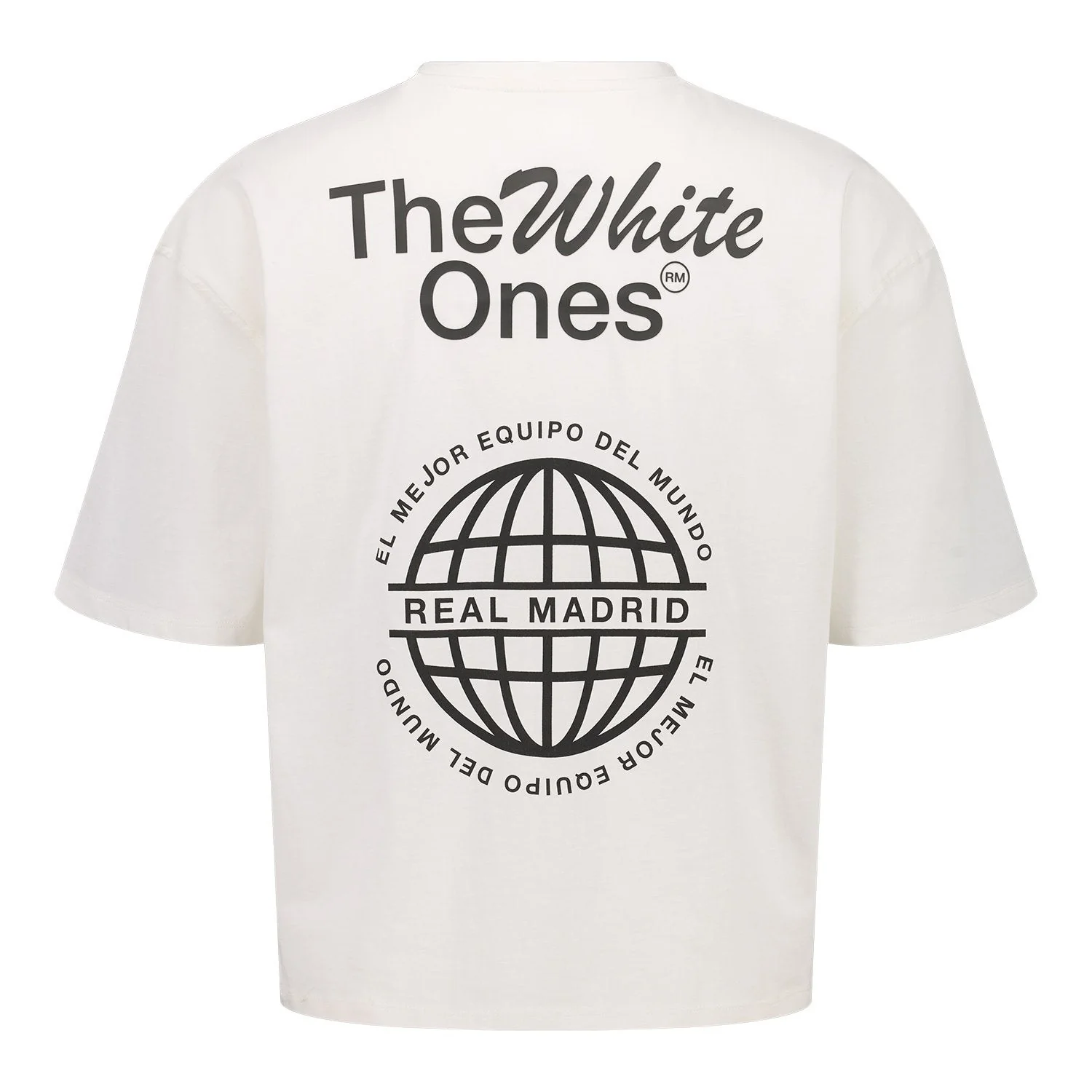 Mens The White Ones Graphic T-Shirt White - Image 4
