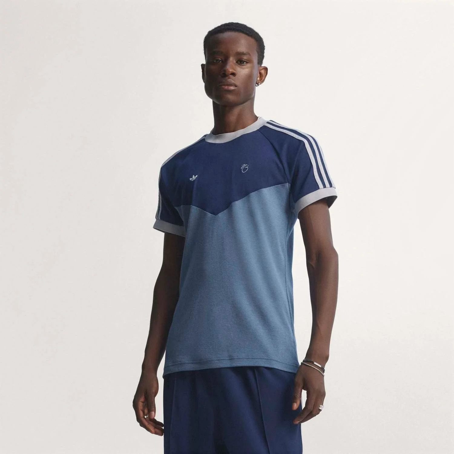 Mens adidas T-Shirt Jude Bellingham Navy - Image 3