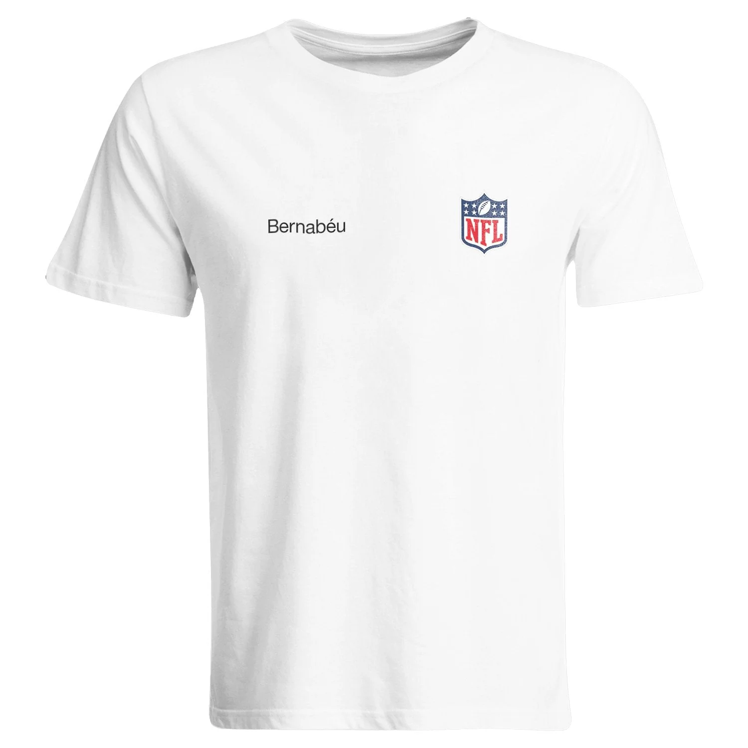Men’s White Bernabéu x NFL Crest T‑Shirt - Image 2