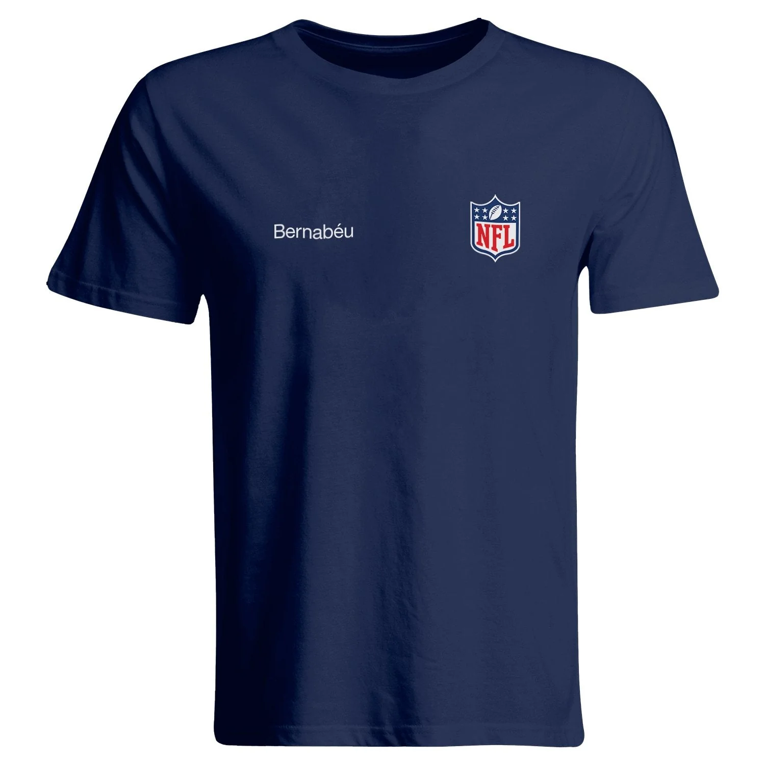 Men’s Navy Bernabéu x NFL Crest T-Shirt - Image 2