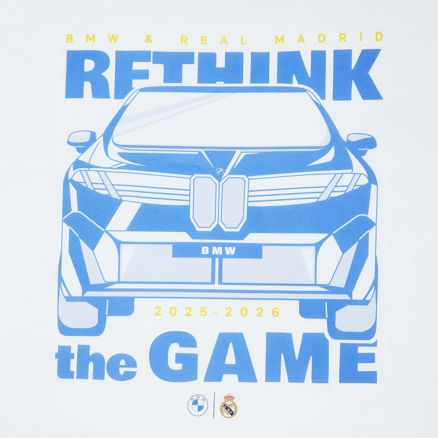 adidas BMW Mens T-Shirt White - Image 2