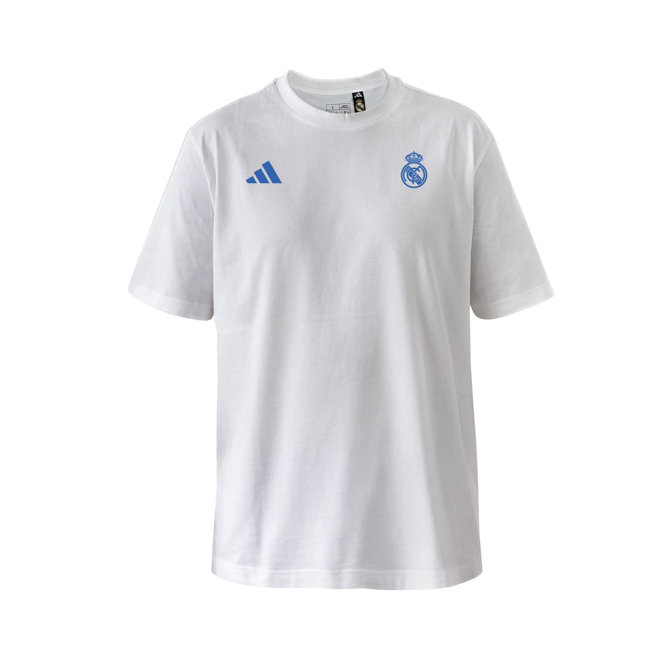 Mens adidas Magic Moments Madrid White T-Shirt - Image 2