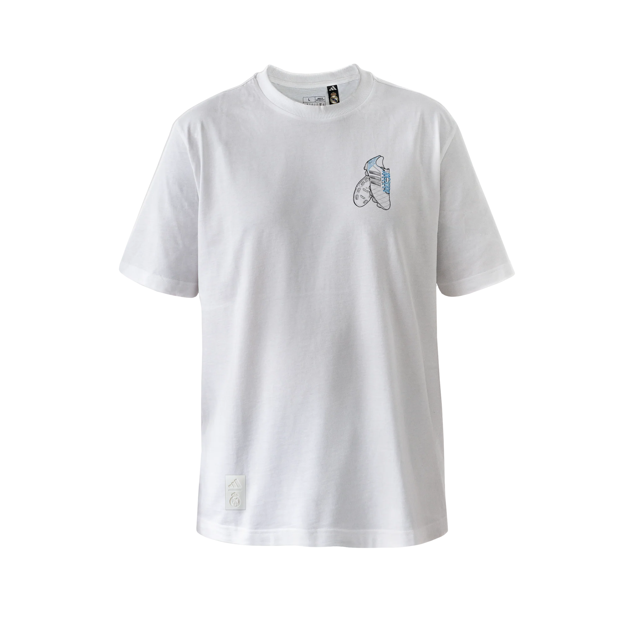 Mens adidas Magic Moments Kroos Unique White T-Shirt - Image 2