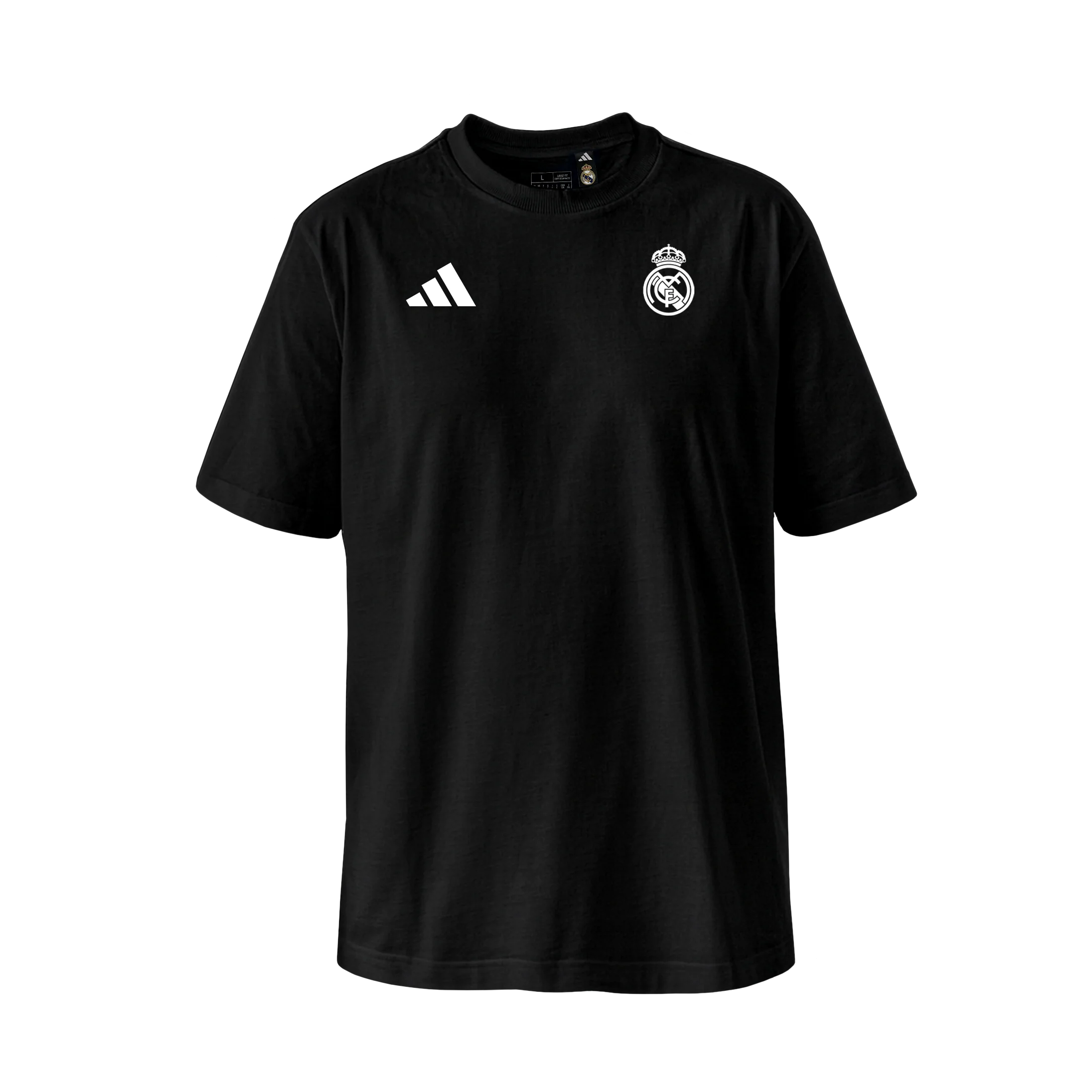 Mens adidas Magic Moments Football Pitch Black T-Shirt - Image 2