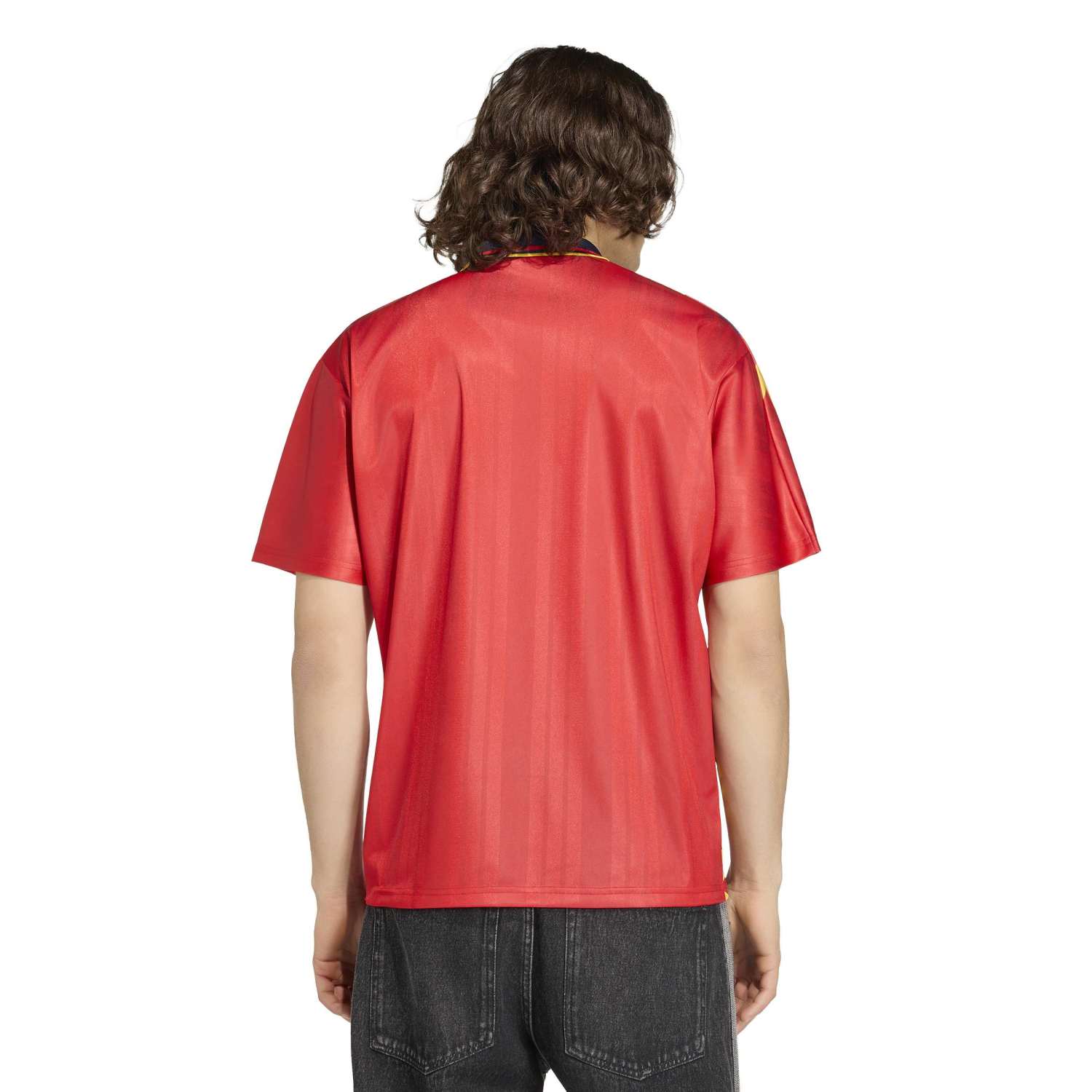 Spain Mens Home Retro Jersey 1996 Red - Image 4