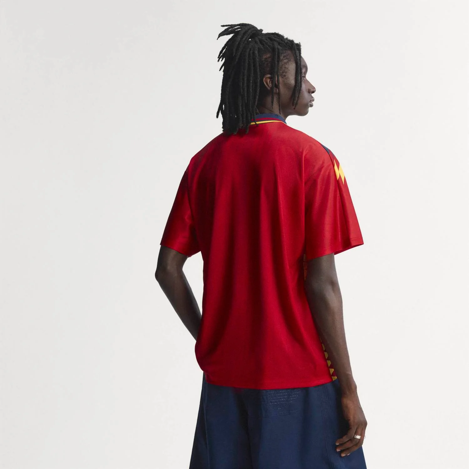 Spain Mens Home Retro Jersey 1996 Red - Image 9