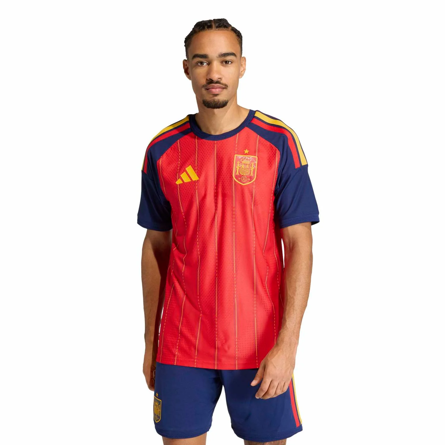 Spain Mens Authentic Home Jersey World Cup 2026 Red - Image 3
