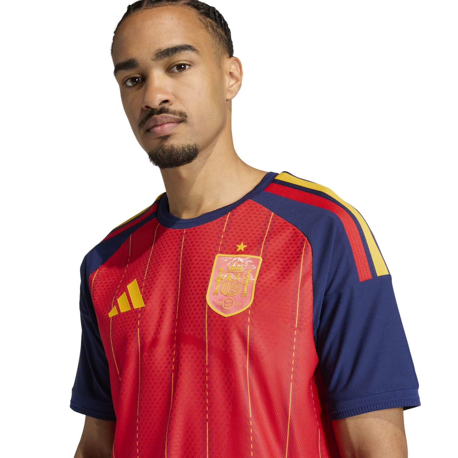 Spain Mens Authentic Home Jersey World Cup 2026 Red - Image 8