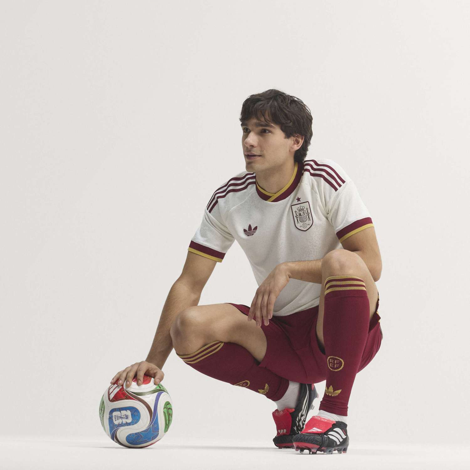 Spain Mens Authentic Away Jersey World Cup 2026 White - Image 12