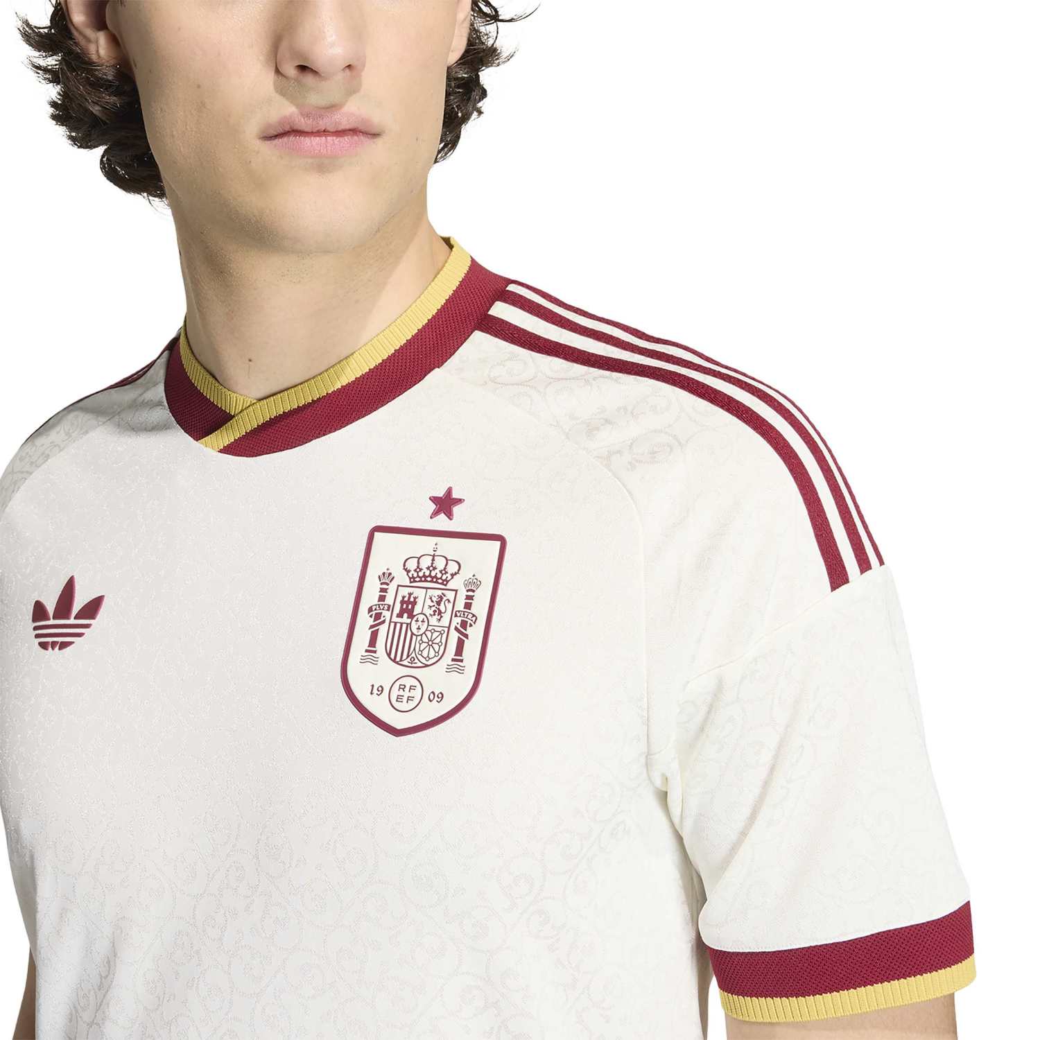 Spain Mens Authentic Away Jersey World Cup 2026 White - Image 8